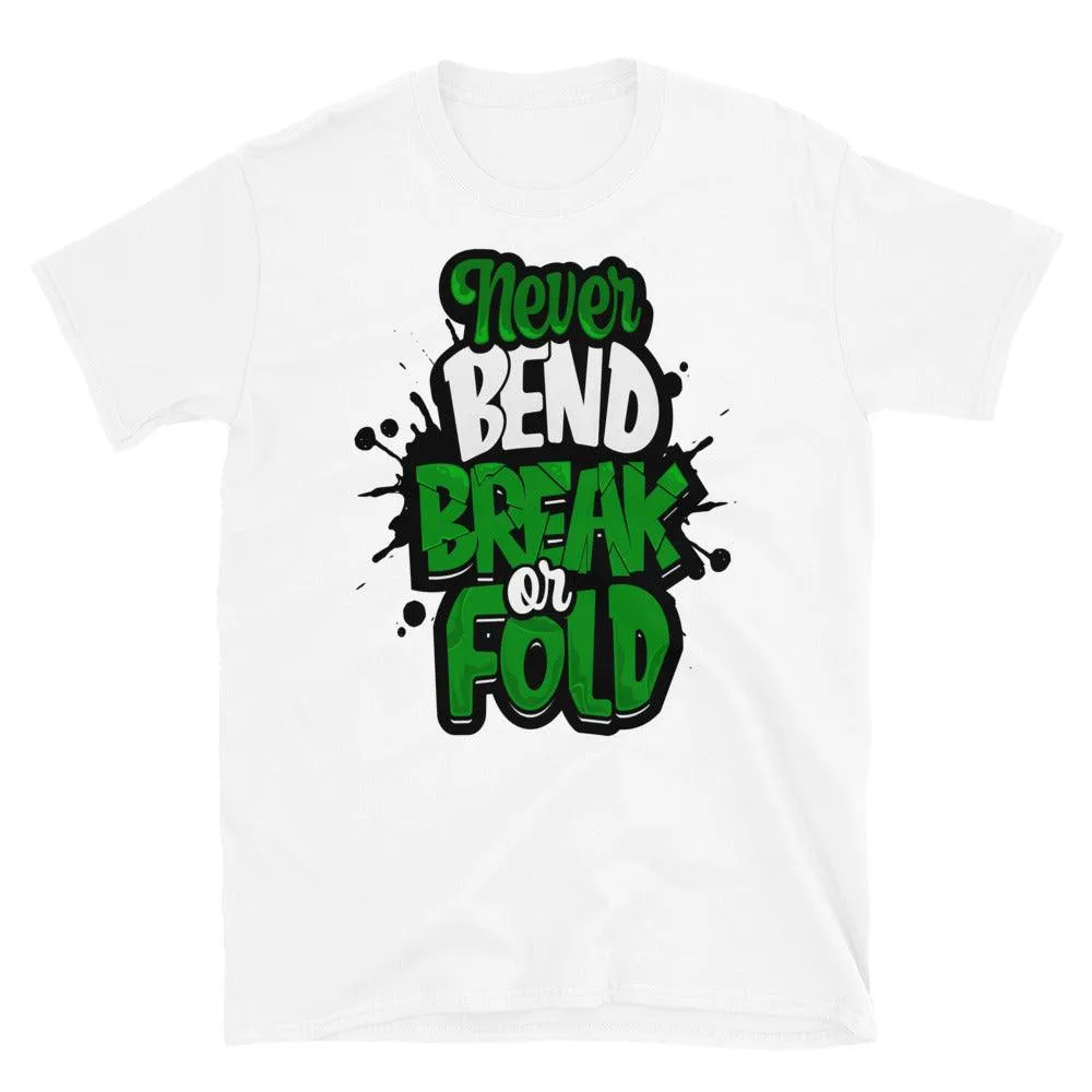 1 Low Lucky Green Shirt Never Bend Break Or Fold