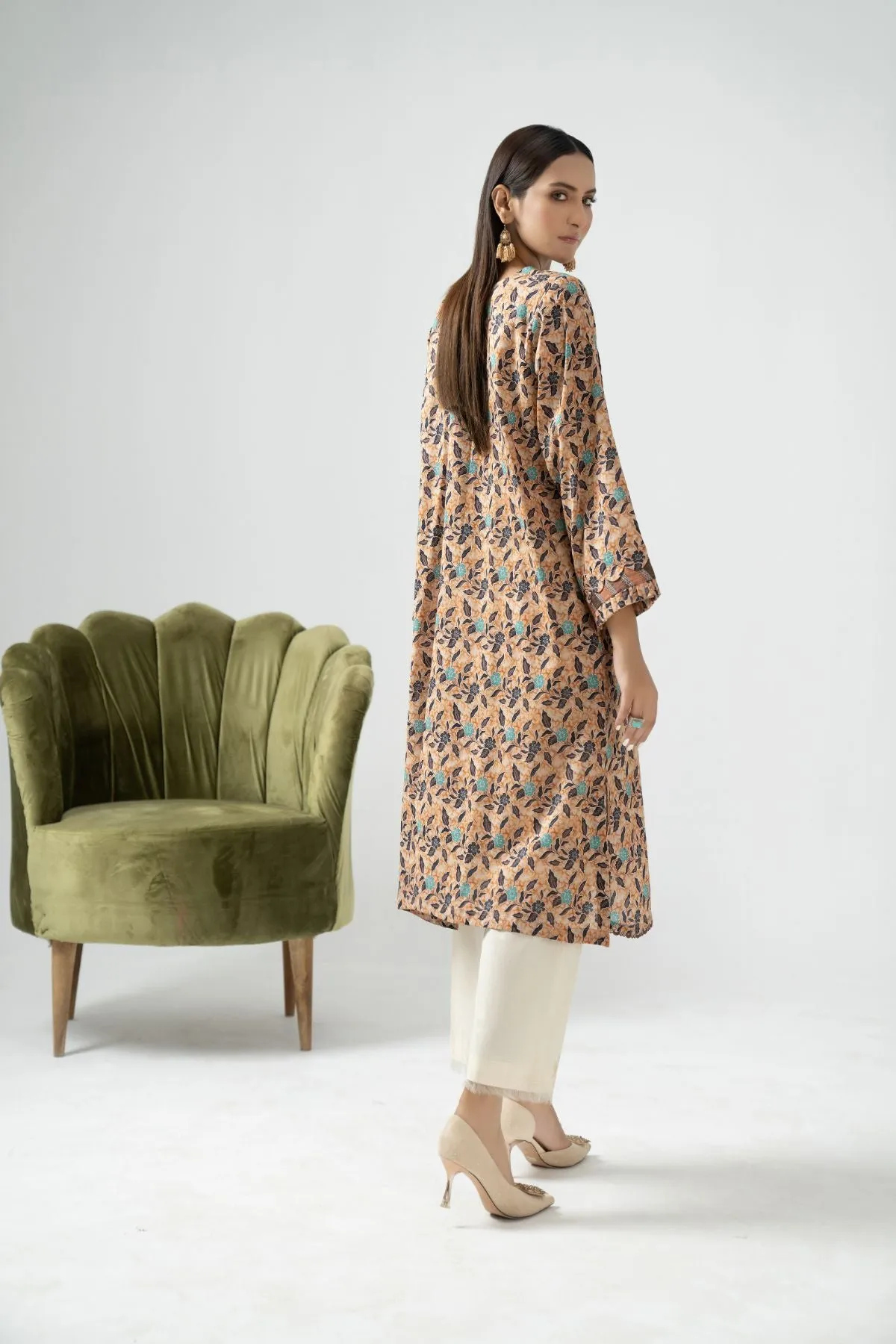 1PC Capital Kurti  2307