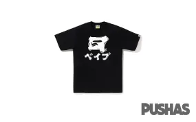 Bape Brush Japanese Letters T-Shirt 'Black'