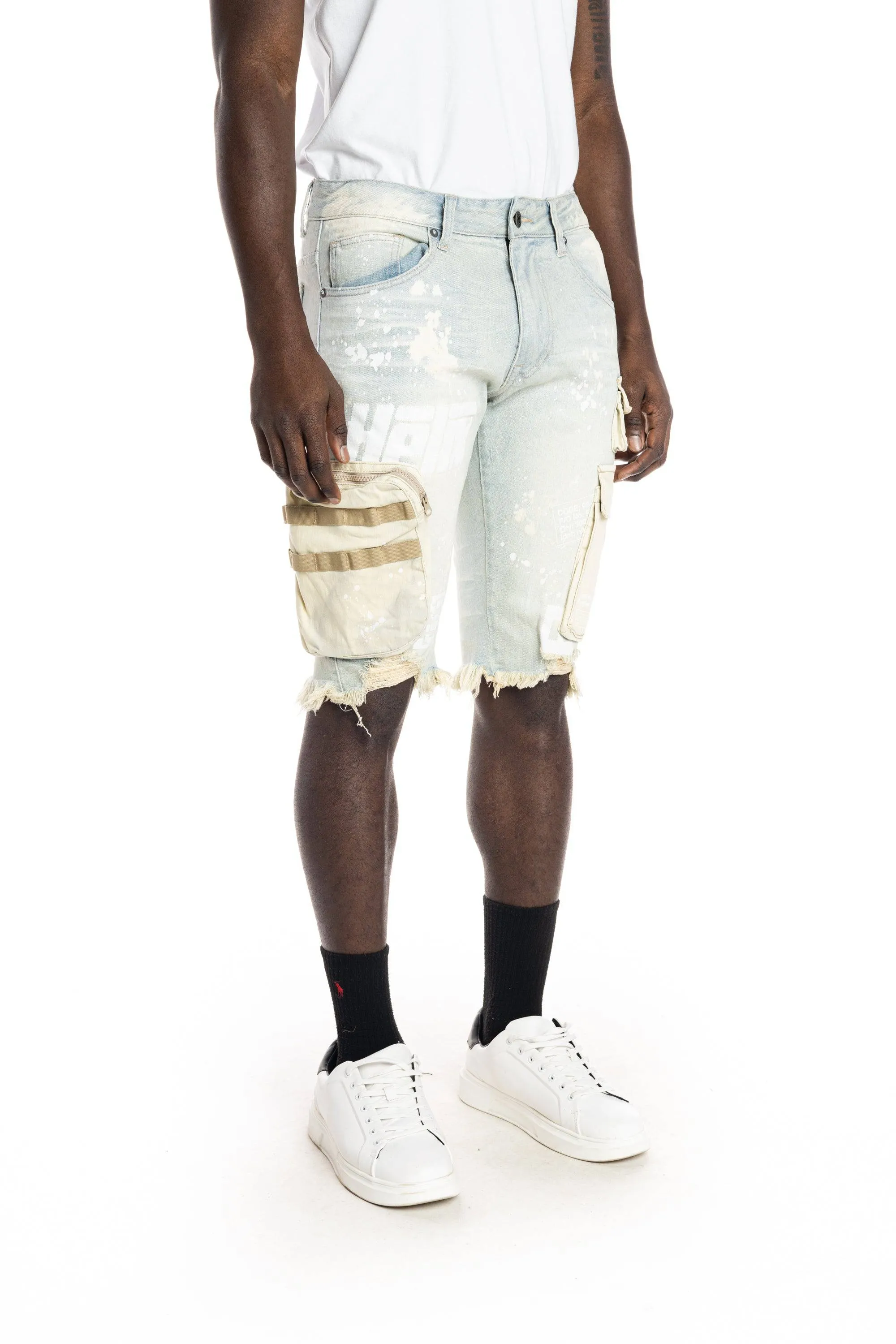 Big and Tall - Utility Fashion Jean Shorts - Norwich Blue