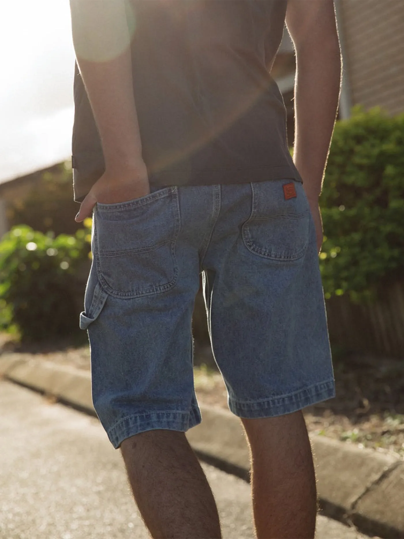 Chainmail Denim Shorts