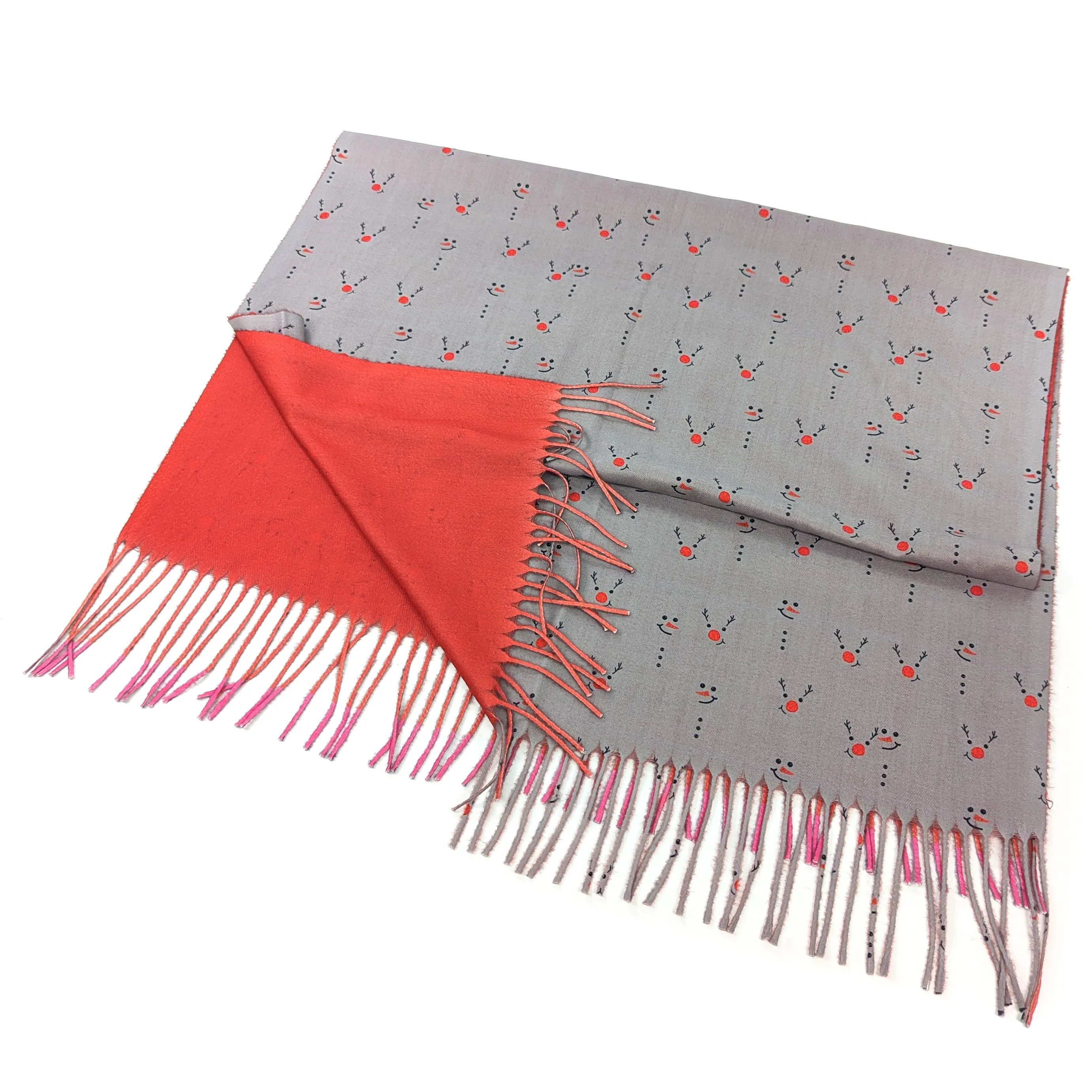 Christmas Noses Pashmina Style Scarf - Exclusive Design