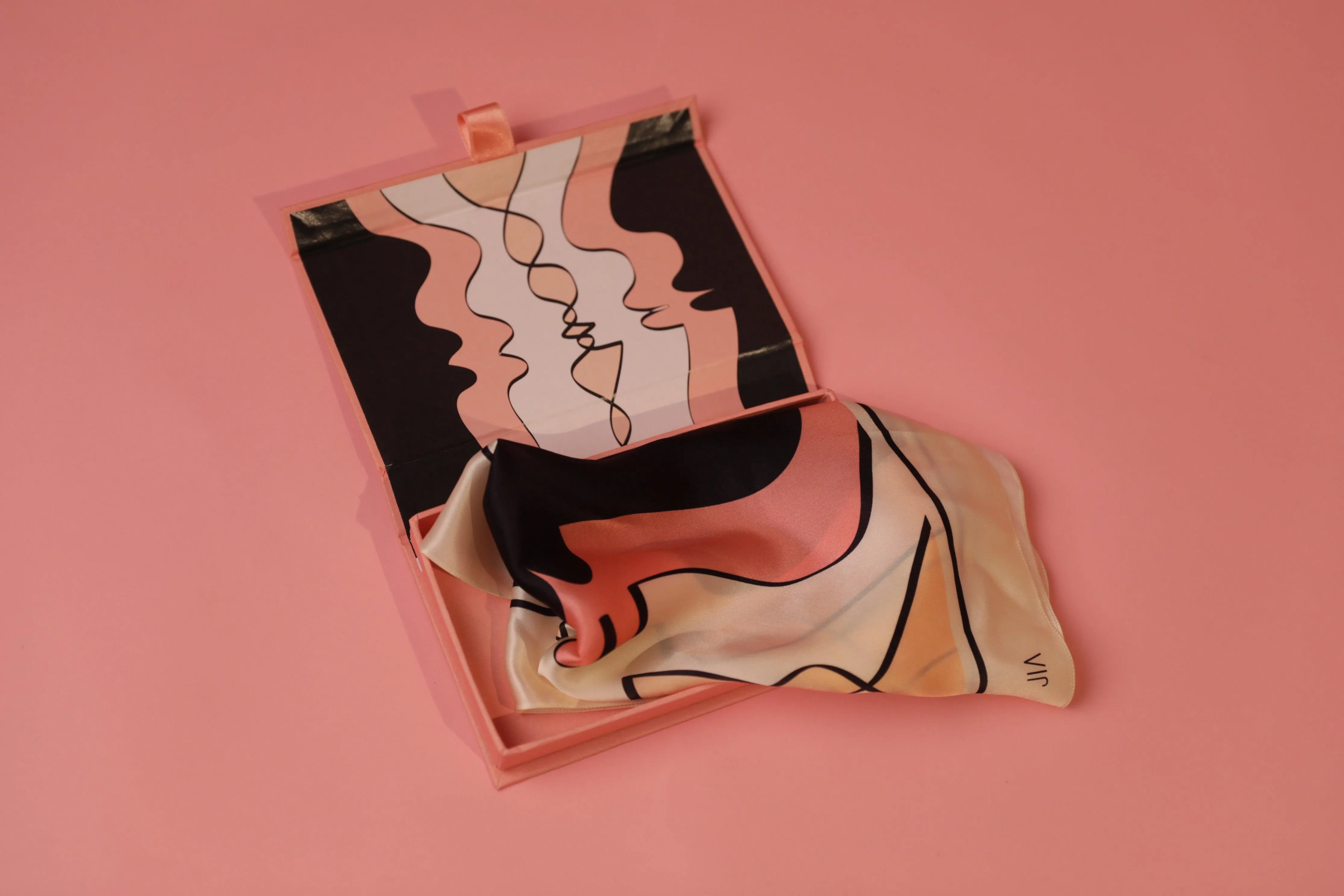 ‘CHROMOSOME’ SILK SCARF