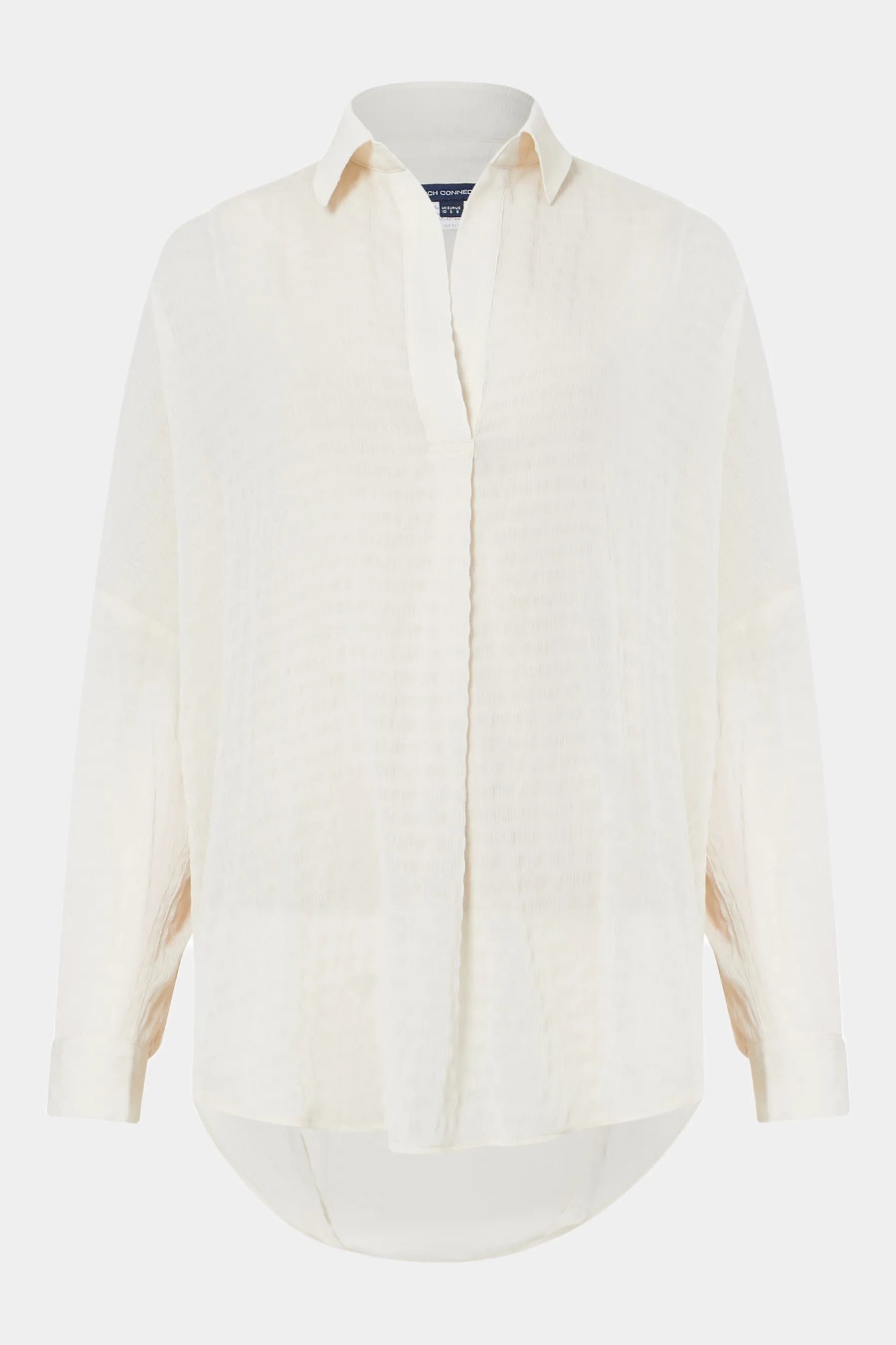 Clar Rhodes Textured Drape Shirt