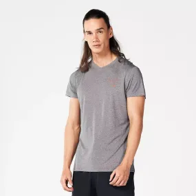 Code V-Neck Muscle Tee - Grey Marl