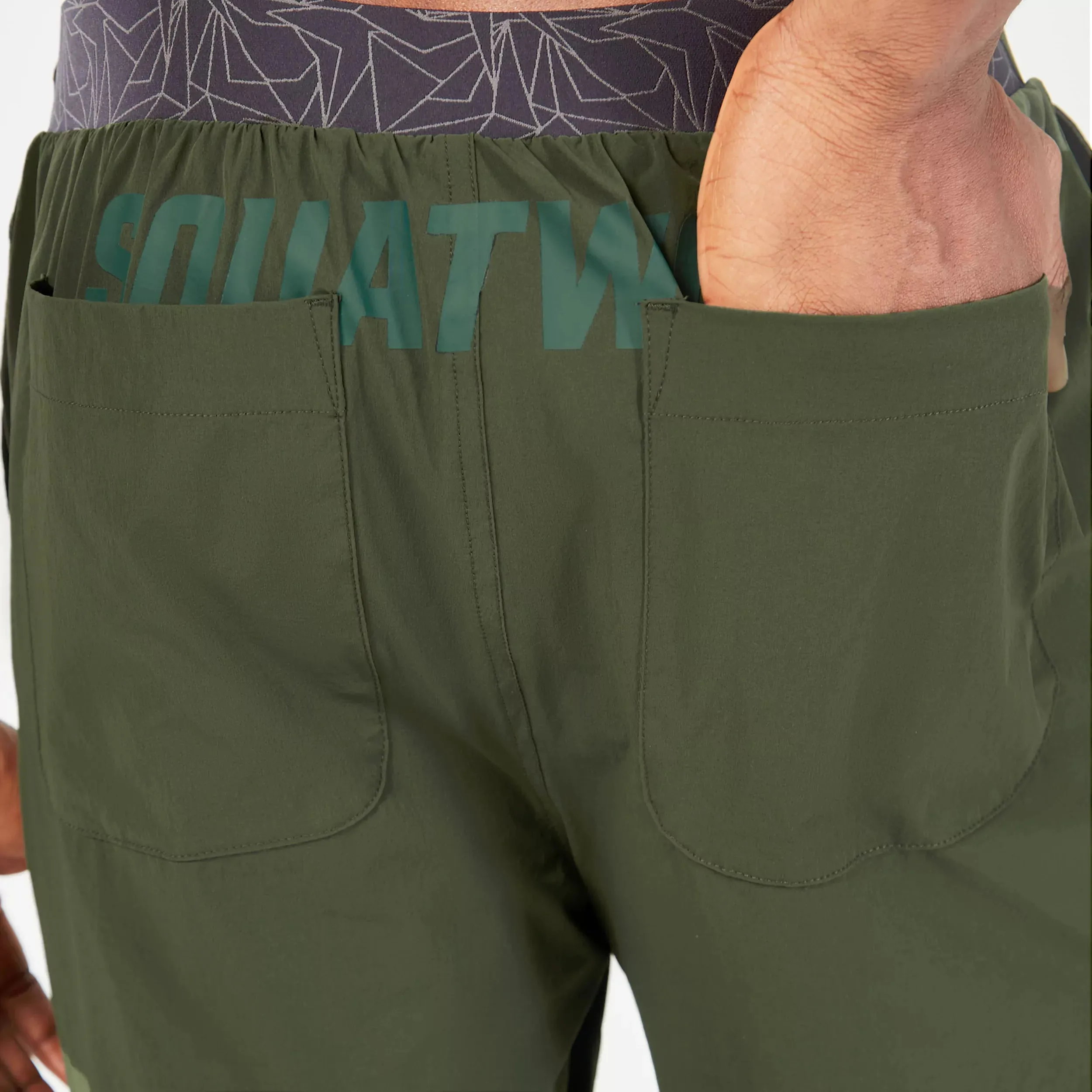 Core 7 Inch 2-in-1 Wordmark Shorts - Kombu Green