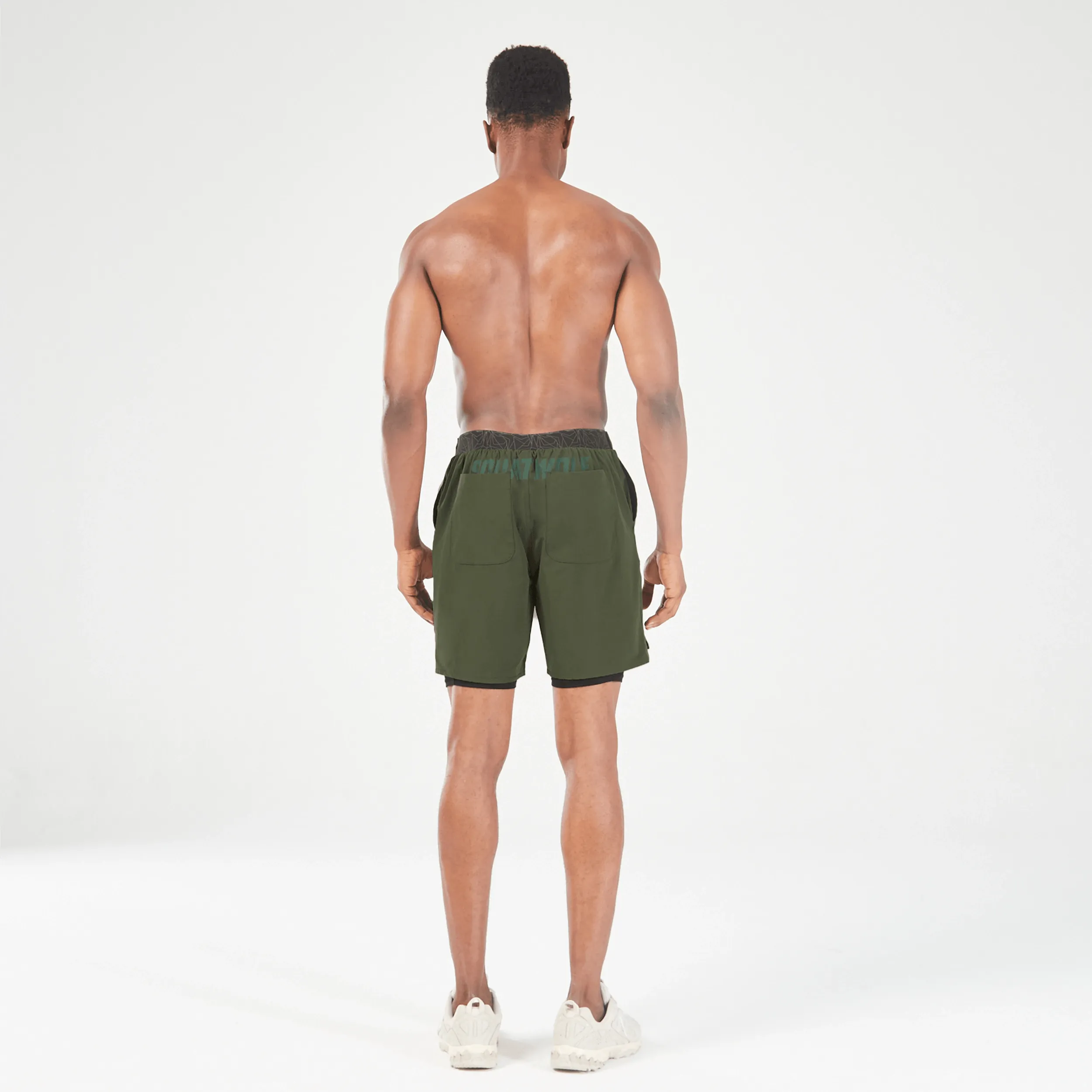 Core 7 Inch 2-in-1 Wordmark Shorts - Kombu Green