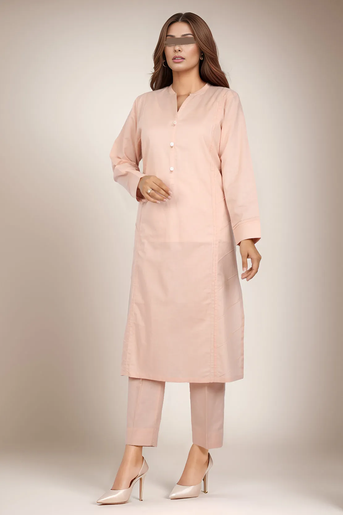 Cotton Jacquard Stitched 2 Piece (Shirt/Trouser)