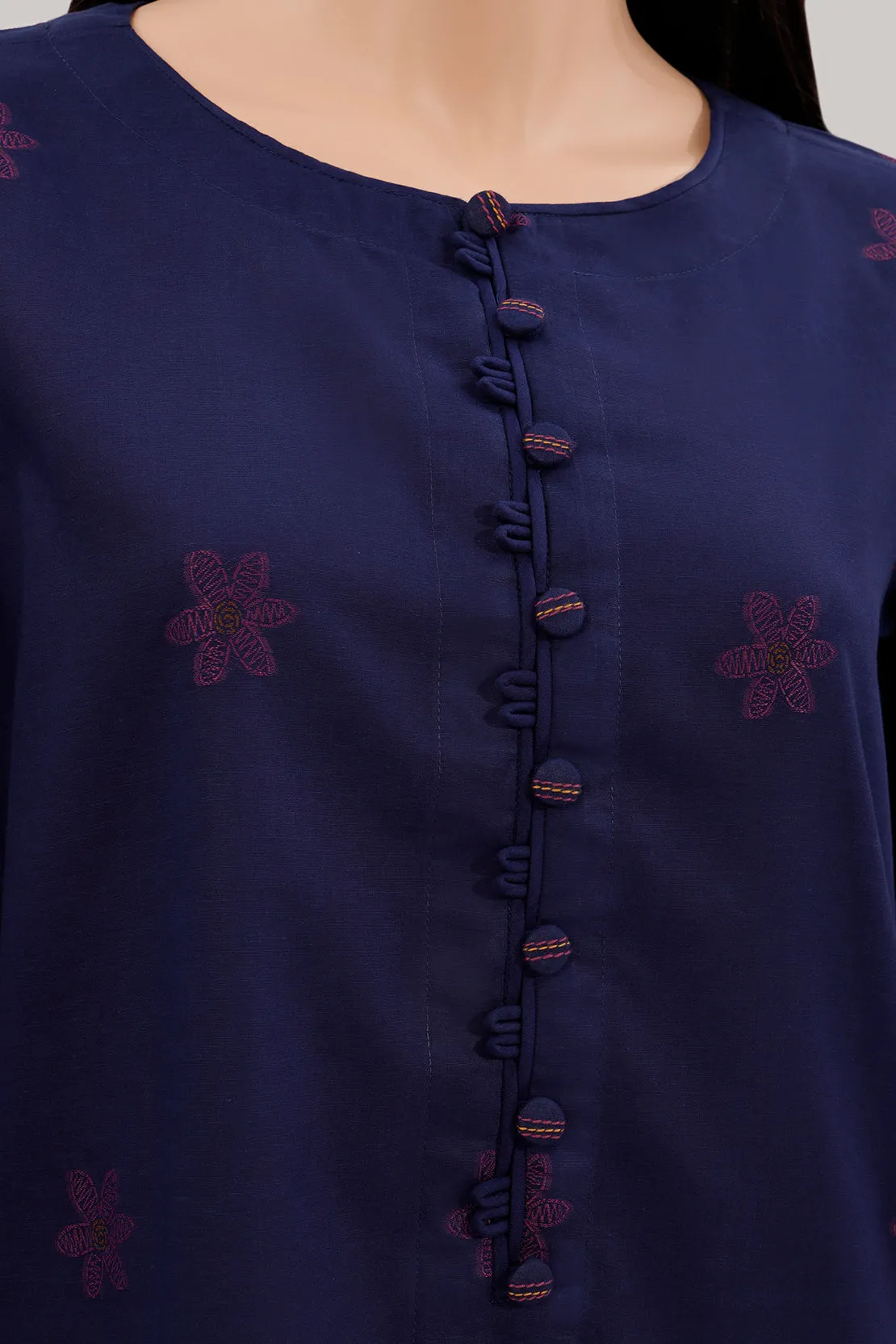 Cotton Jacquard Stitched 2 Piece (Shirt/Trouser)