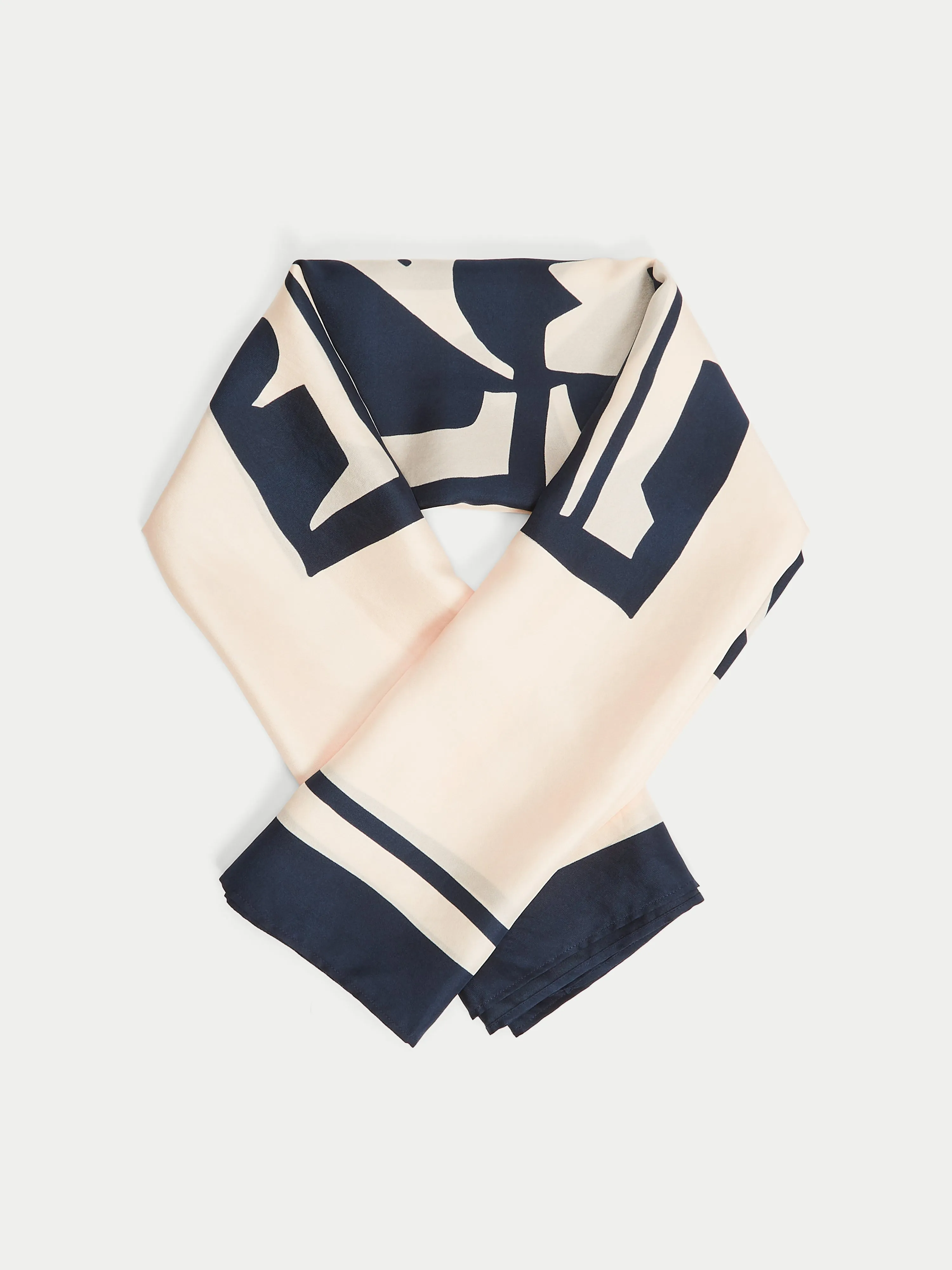 Creme De La Creme Silk Scarf | Cream