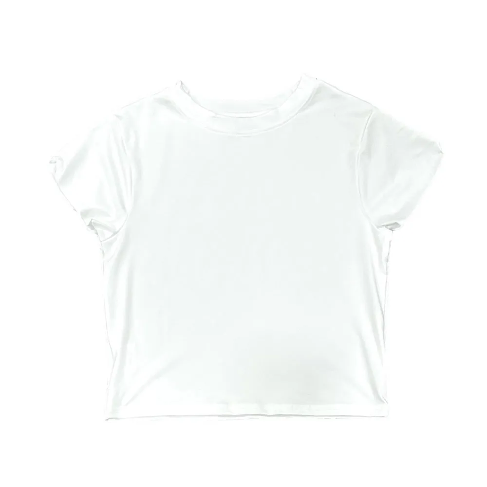 Crop Tee - White