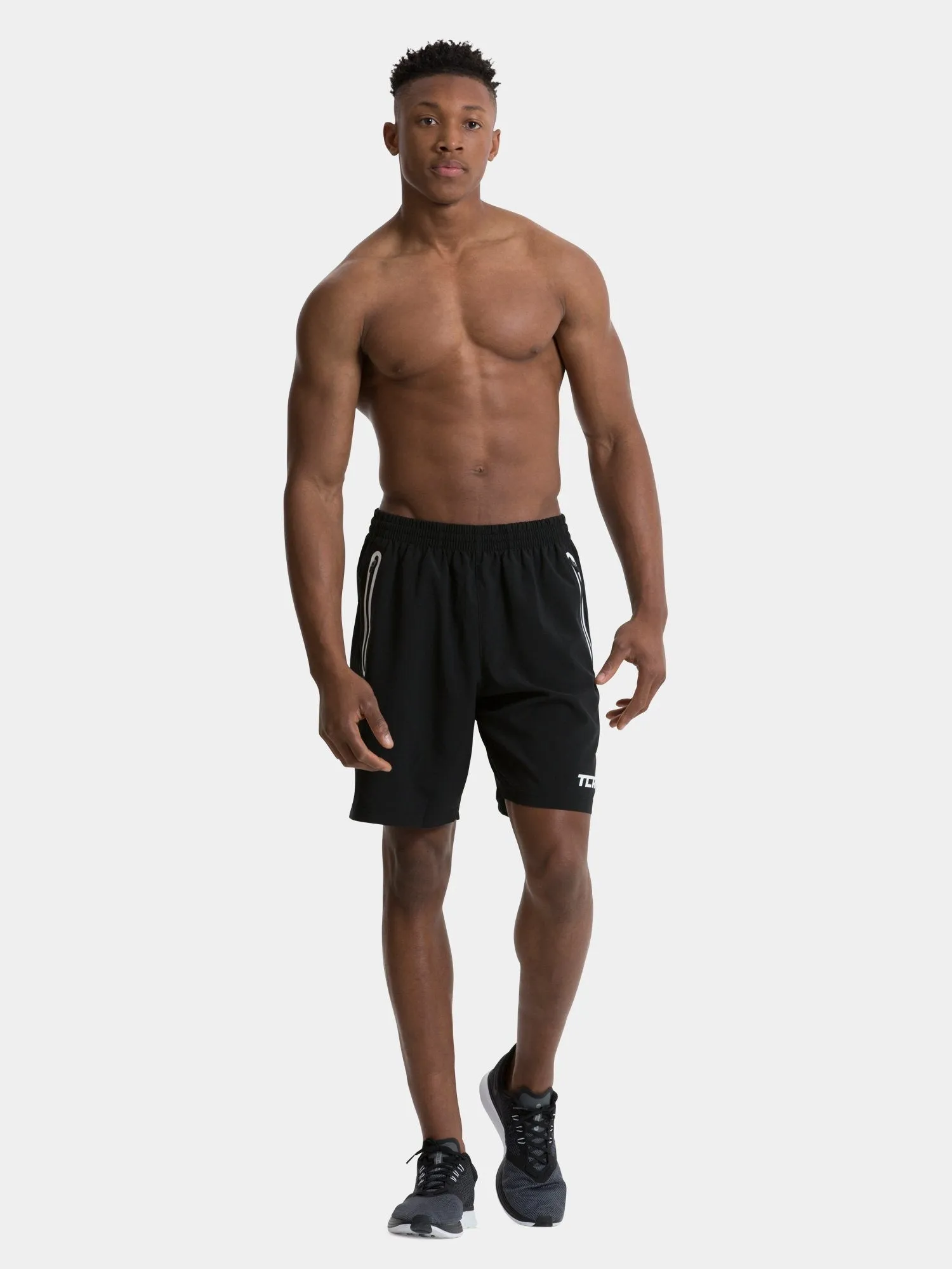 Elite Tech Gym Running Shorts For Men With Zip Pockets