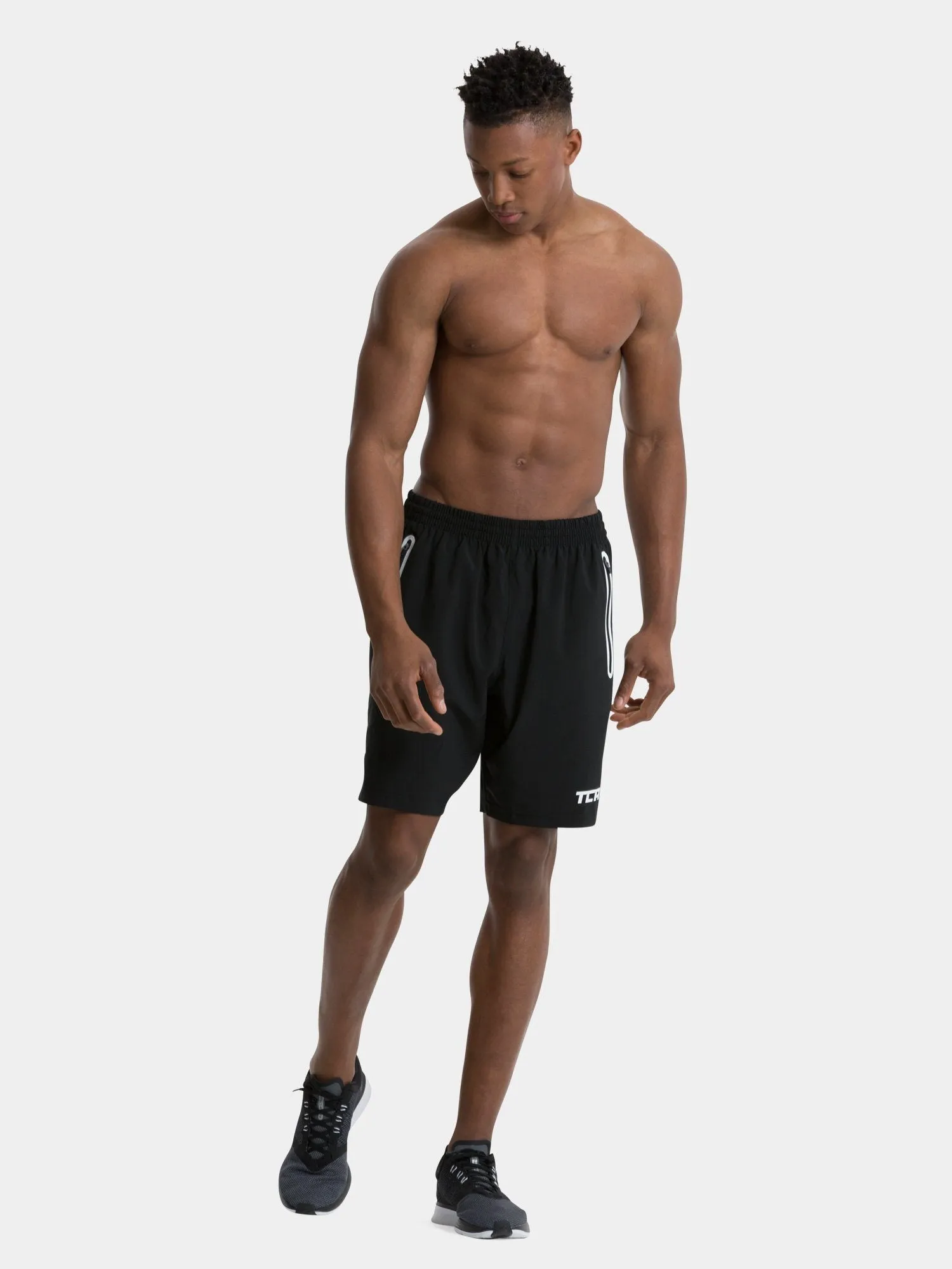 Elite Tech Gym Running Shorts For Men With Zip Pockets