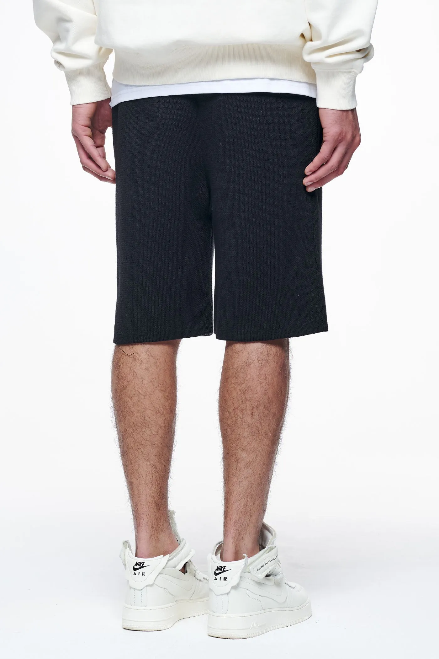 Flanigan Knit Shorts Black