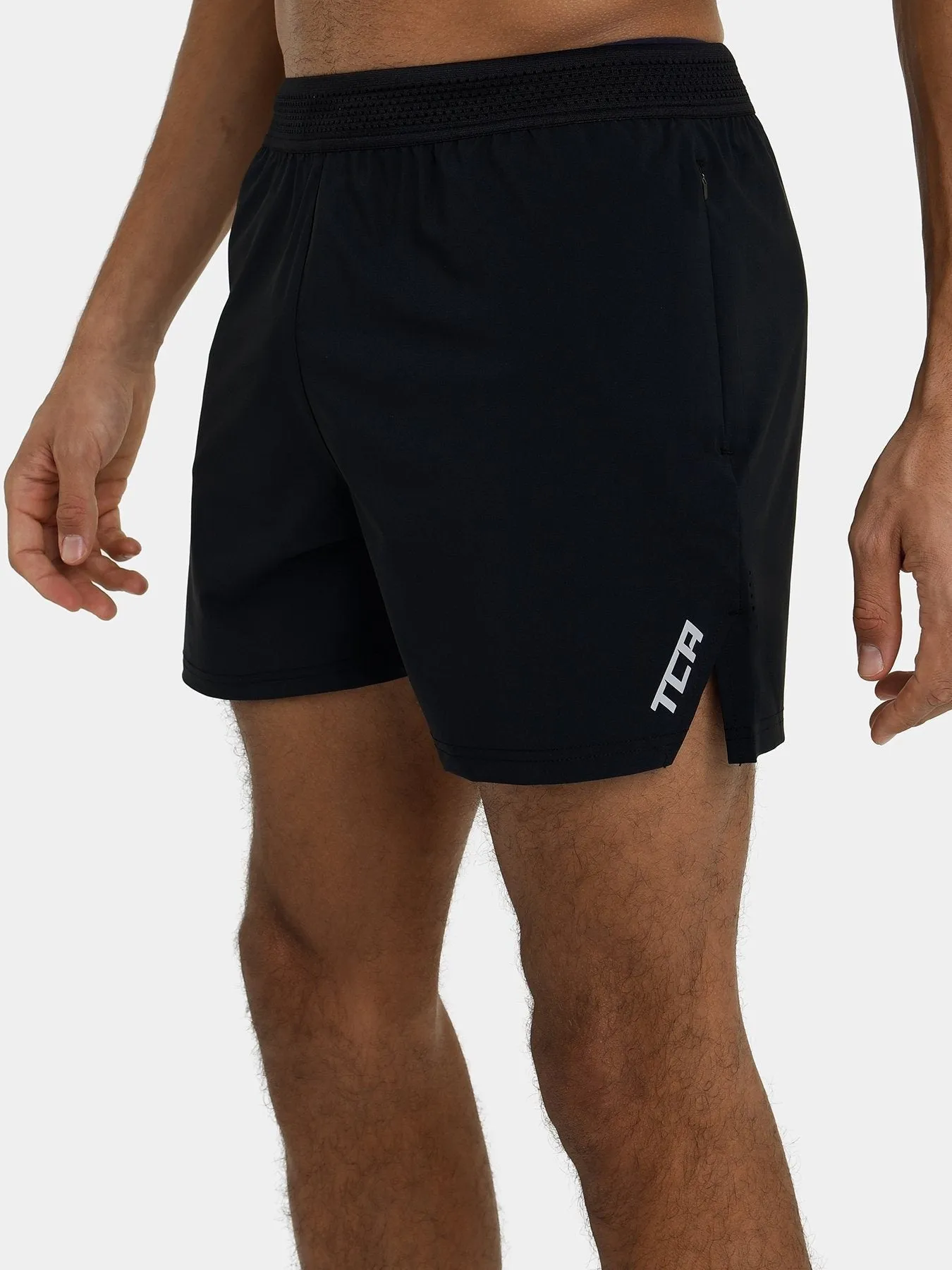 Flyweight Running Short With Zip Pockets & Relective Strips