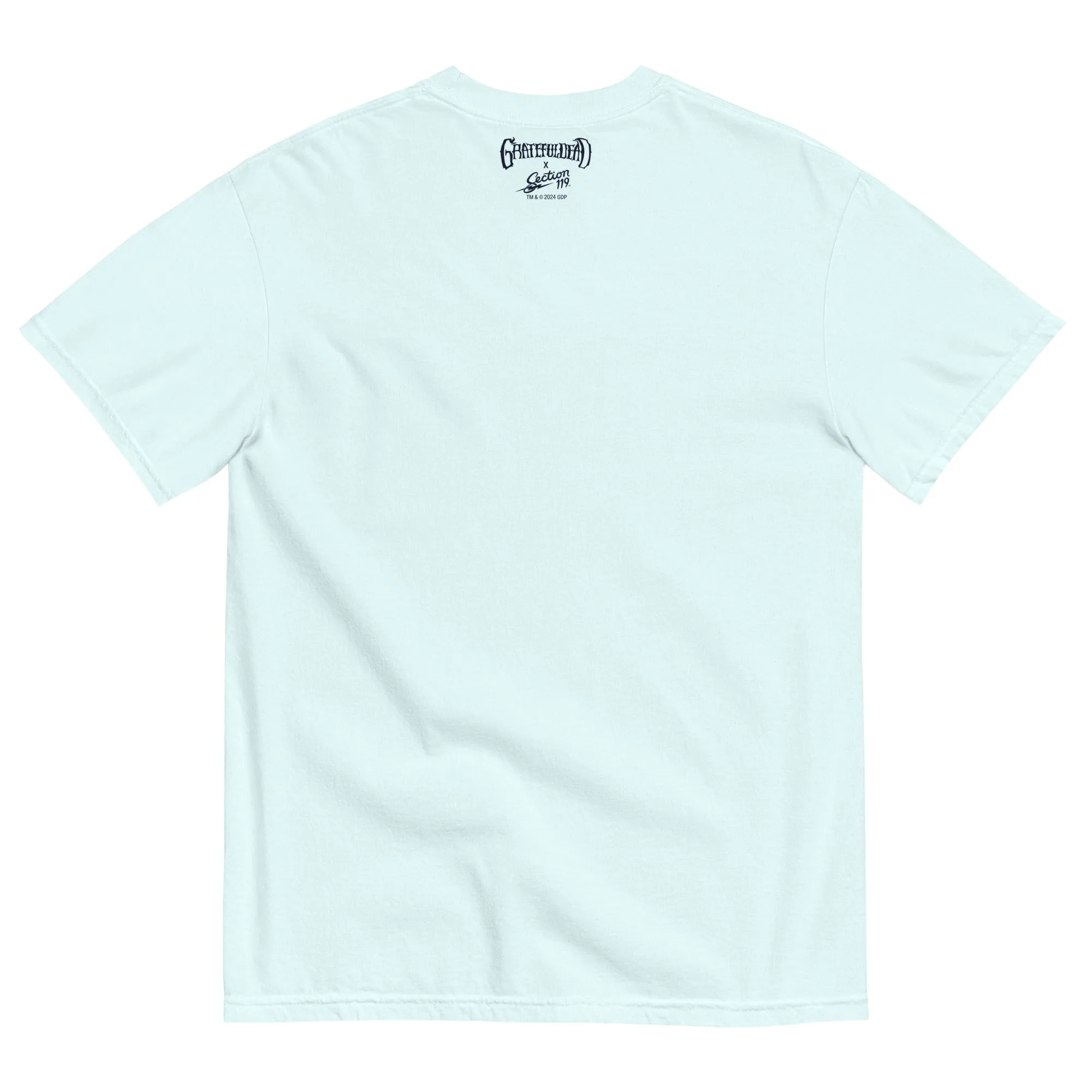 Grateful Dead | Pigment Dye Oversize Cotton Tee | Dead Head Canoe