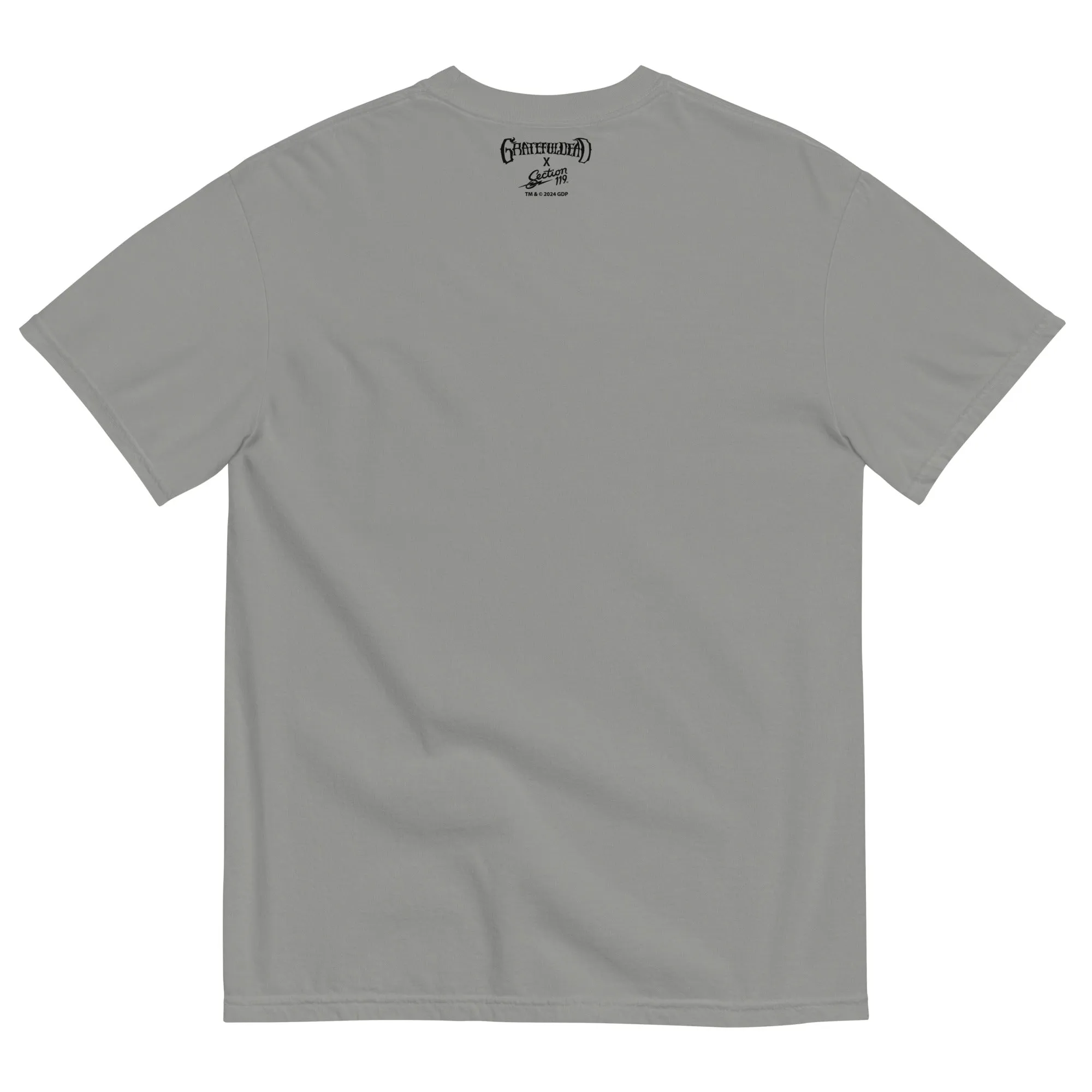 Grateful Dead | Pigment Dye Oversize Cotton Tee | Grey Mama Bear