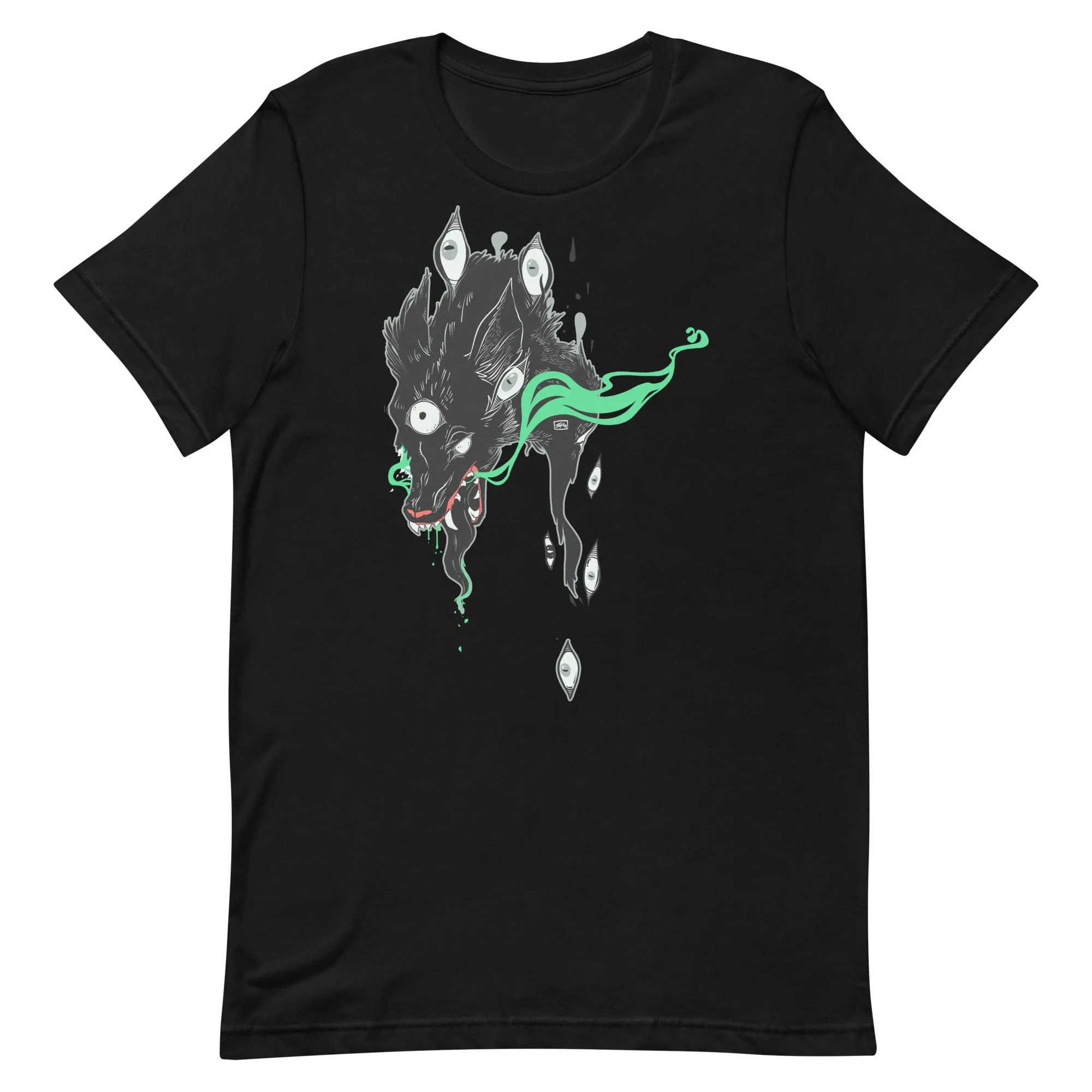 Green Wolf, Unisex T-Shirt