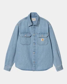 Harvey Shirt Jacket | Blue (stone bleached)