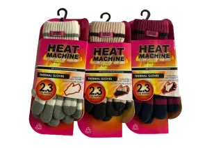 Heat Machine Ladies Thermal Insulated Gloves code 3066 - One Size