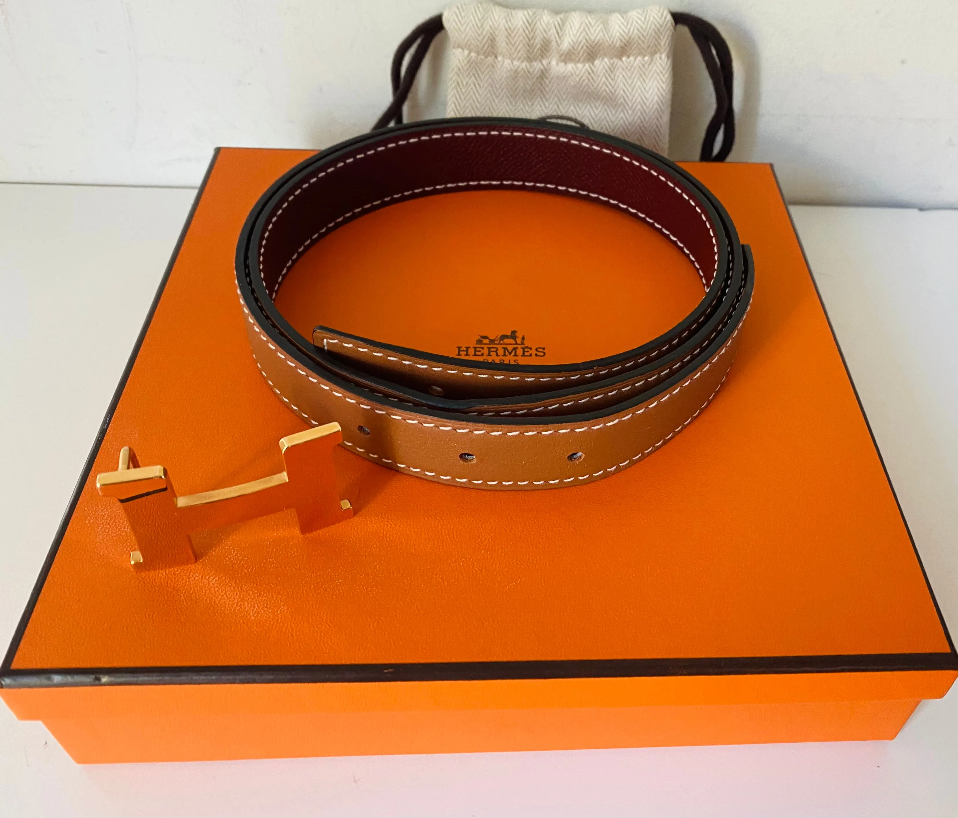 Hermes Constance belt