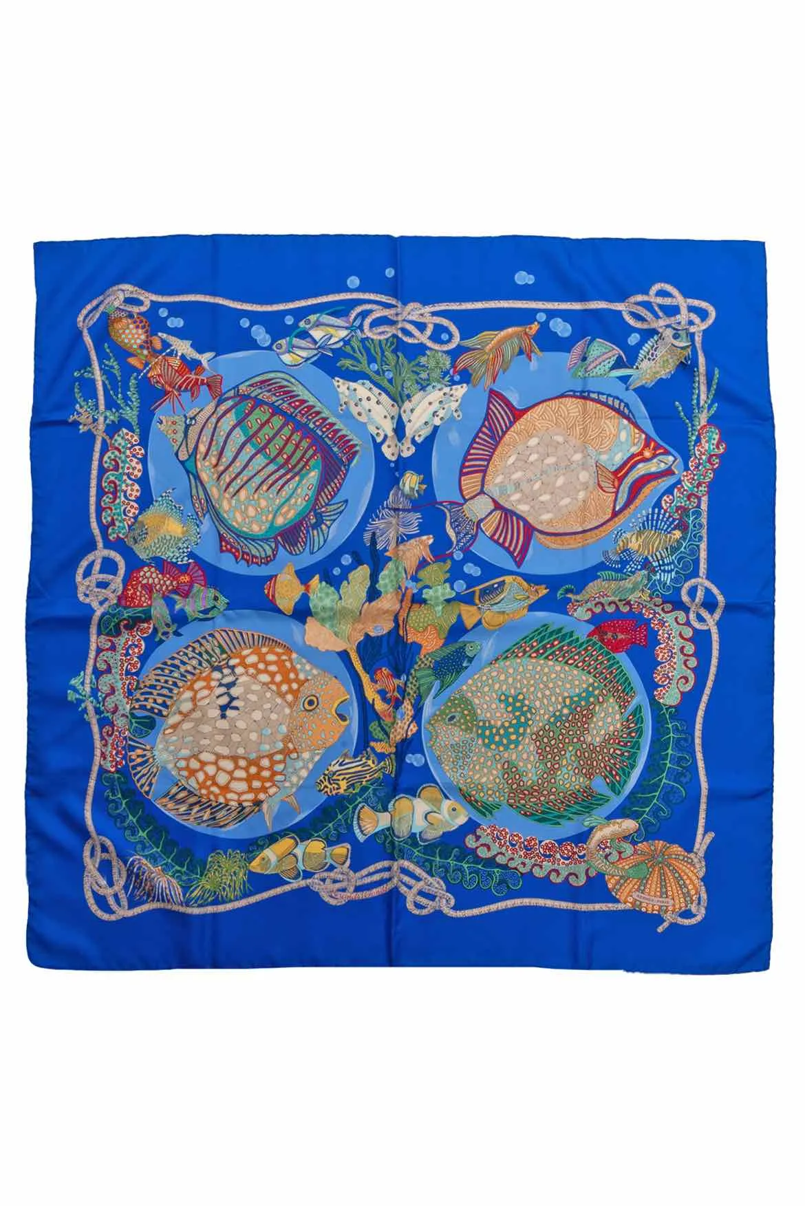 Hermes Size OS Grands Fonds Scarf