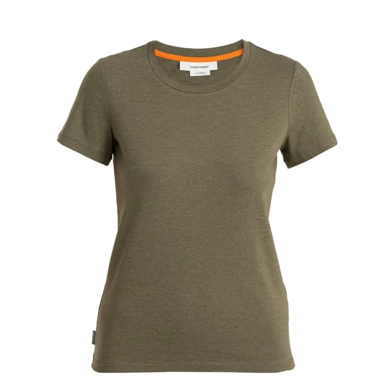 icebreaker Merino Women's Central Classic Short Sleeve T-Shirt - Flux green Loden