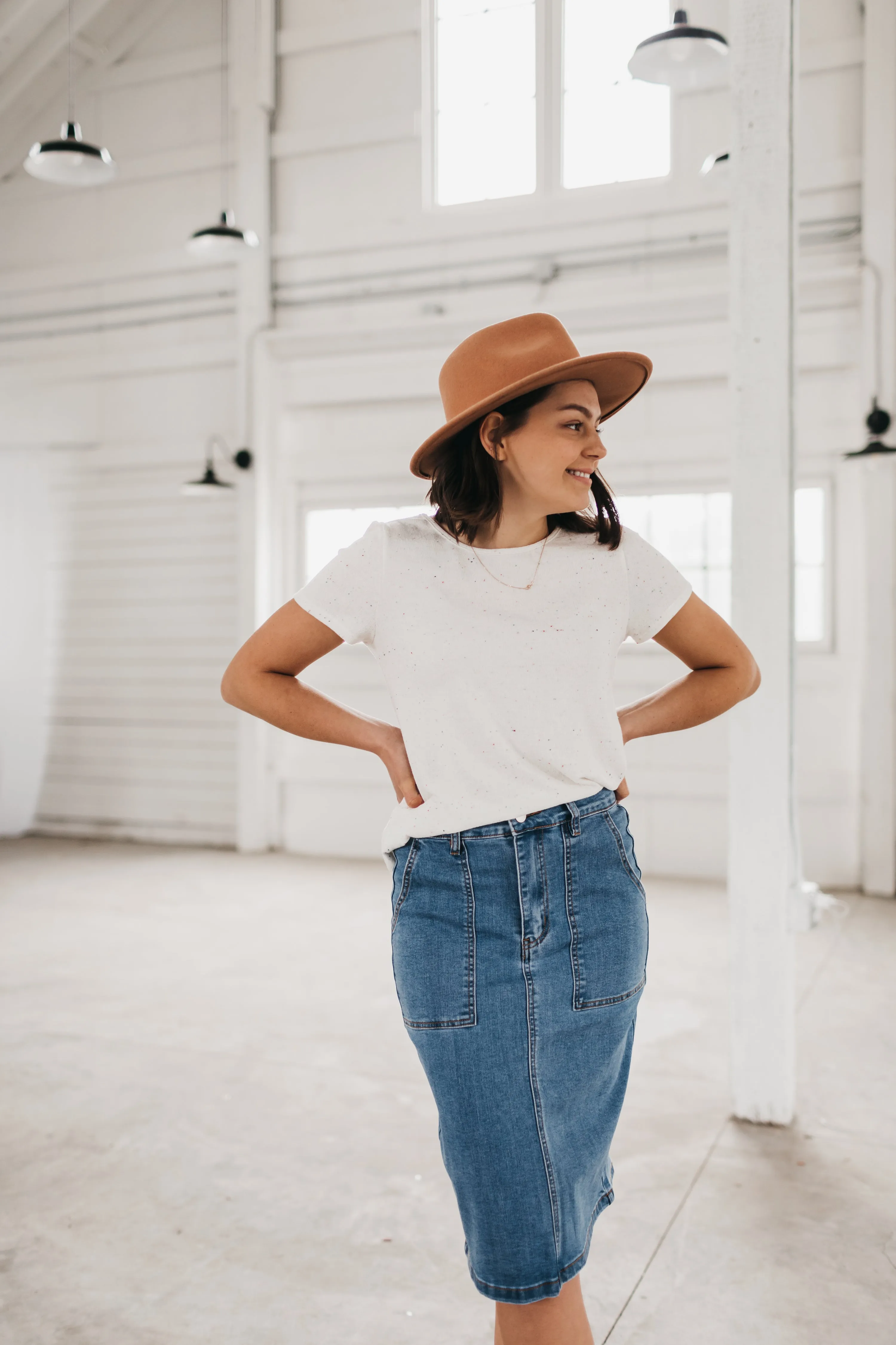 Jackie Denim Skirt