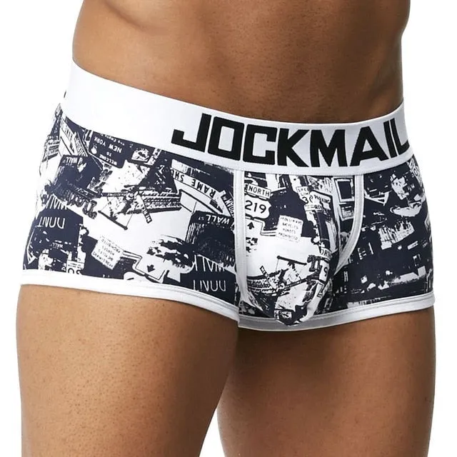 JOCKMAIL Male Shorts Underpants Printed