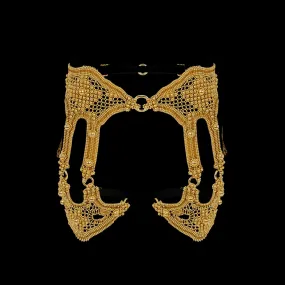 Khutulun Modular Garter Belt in Gold