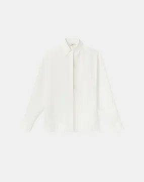 LAFAYETTE 148 Livia Blouse in Finesse Crepe