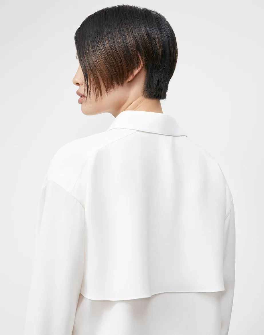 LAFAYETTE 148 Livia Blouse in Finesse Crepe