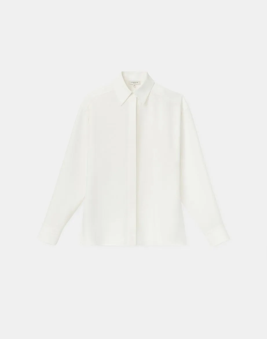 LAFAYETTE 148 Livia Blouse in Finesse Crepe