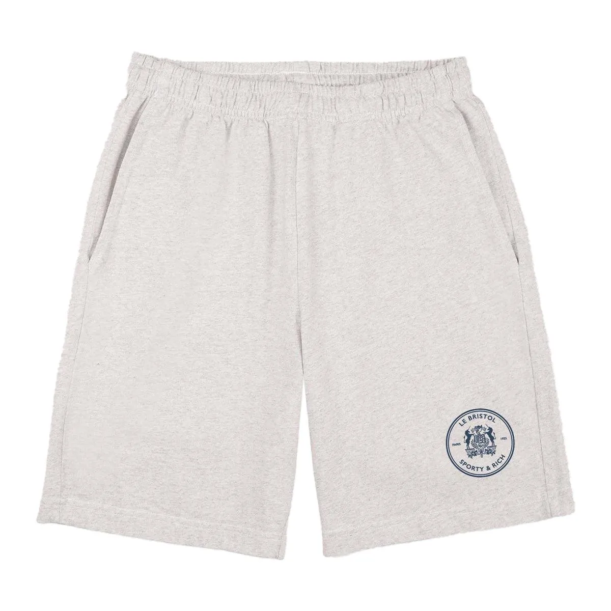   Le Bristol Paris Crest Gym Shorts 'Heather Grey Navy'