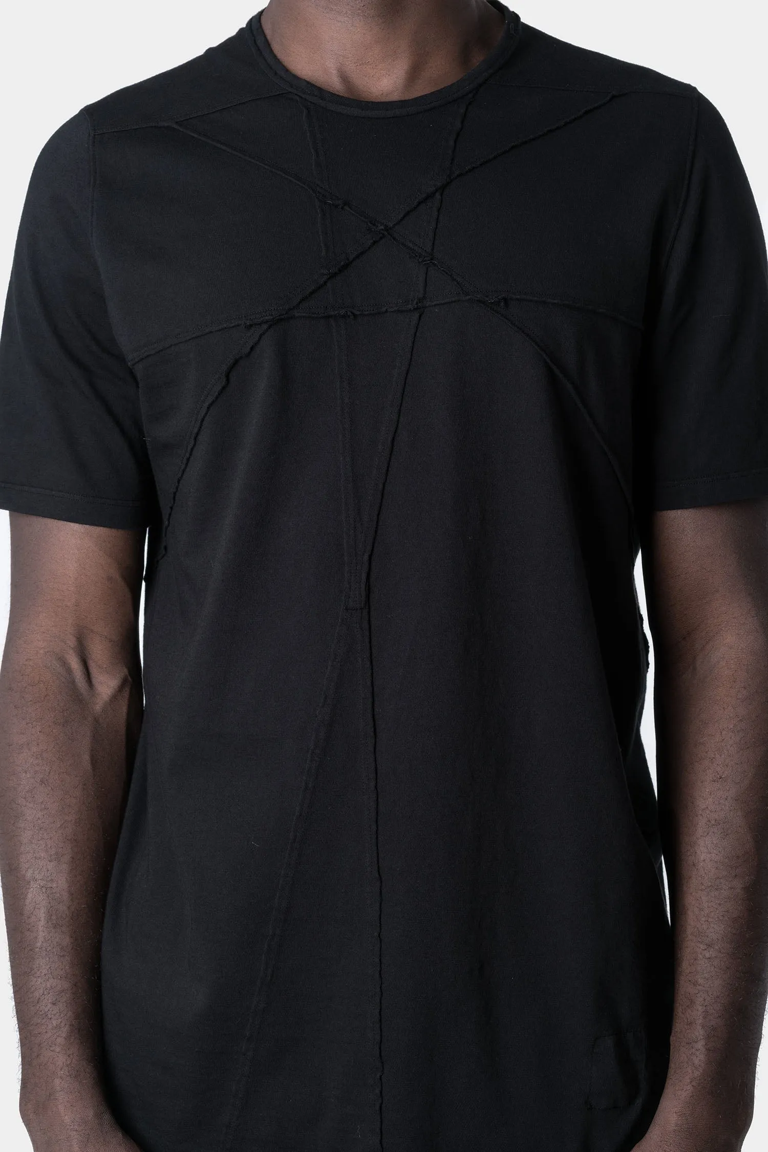 Level tee, Pentagram patchwork