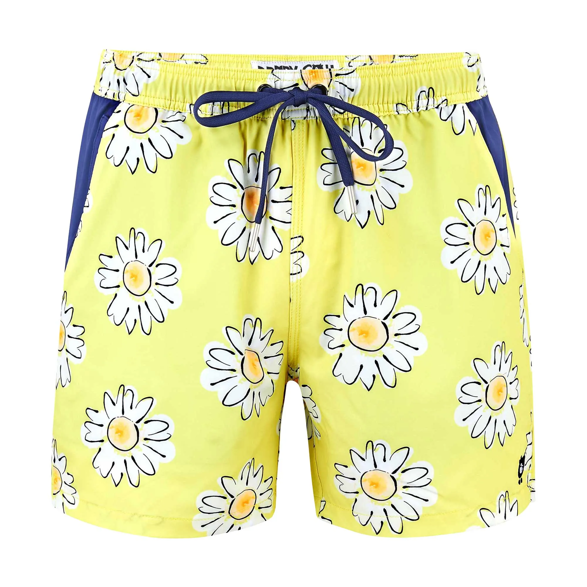 Matching Father & Son Daisies Swim Shorts with Waterproof Pocket