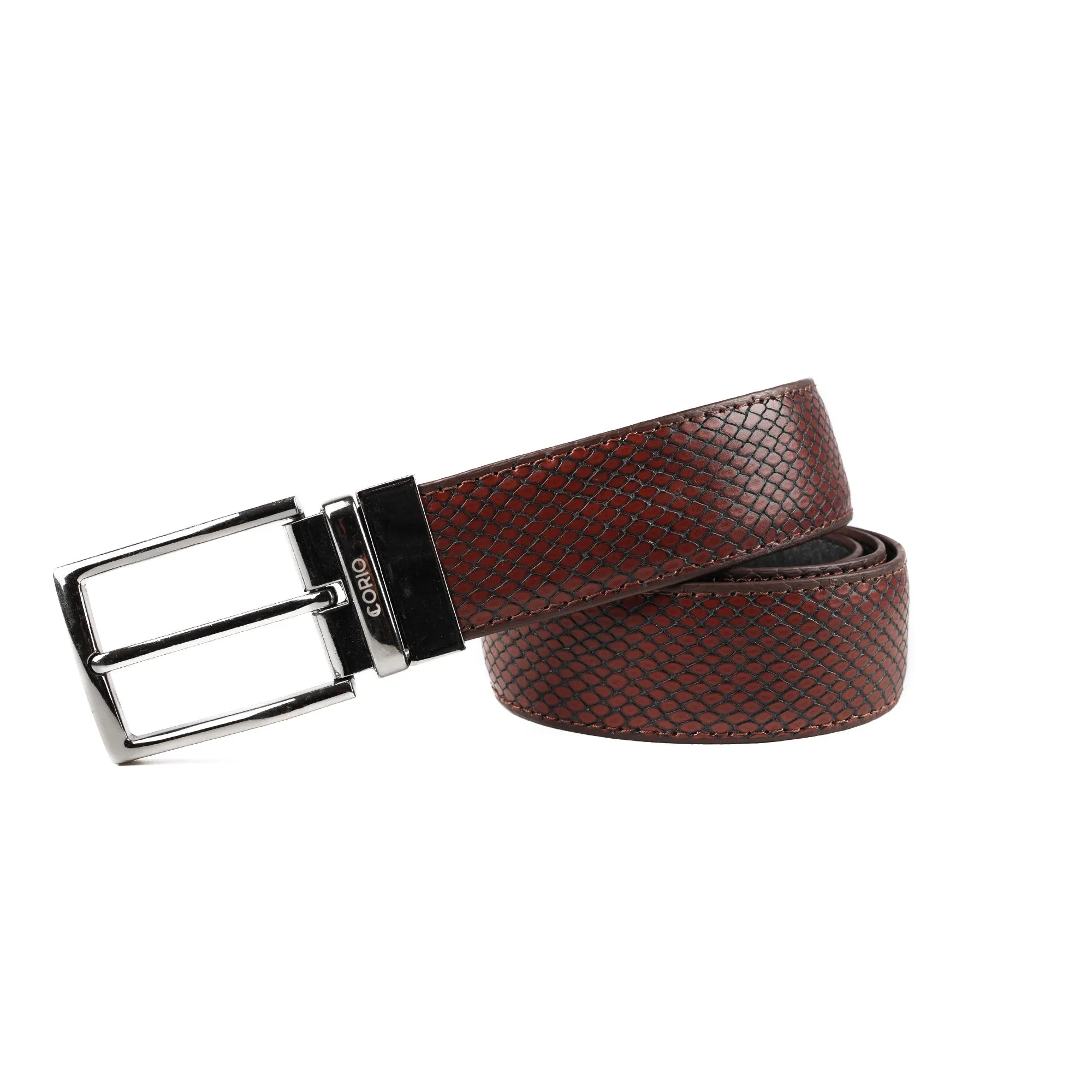 Men Leather Belt CB BELT SNK BR