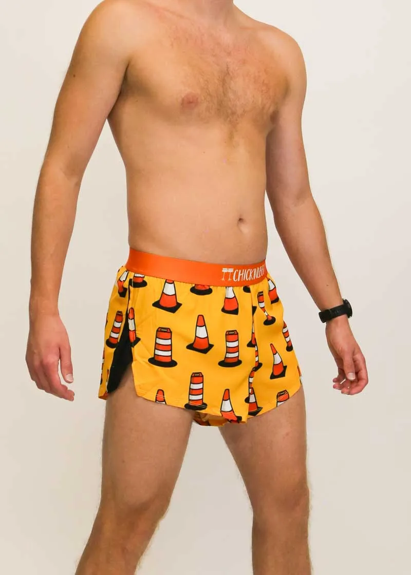 Men's Traffic Cones 2" Split Shorts