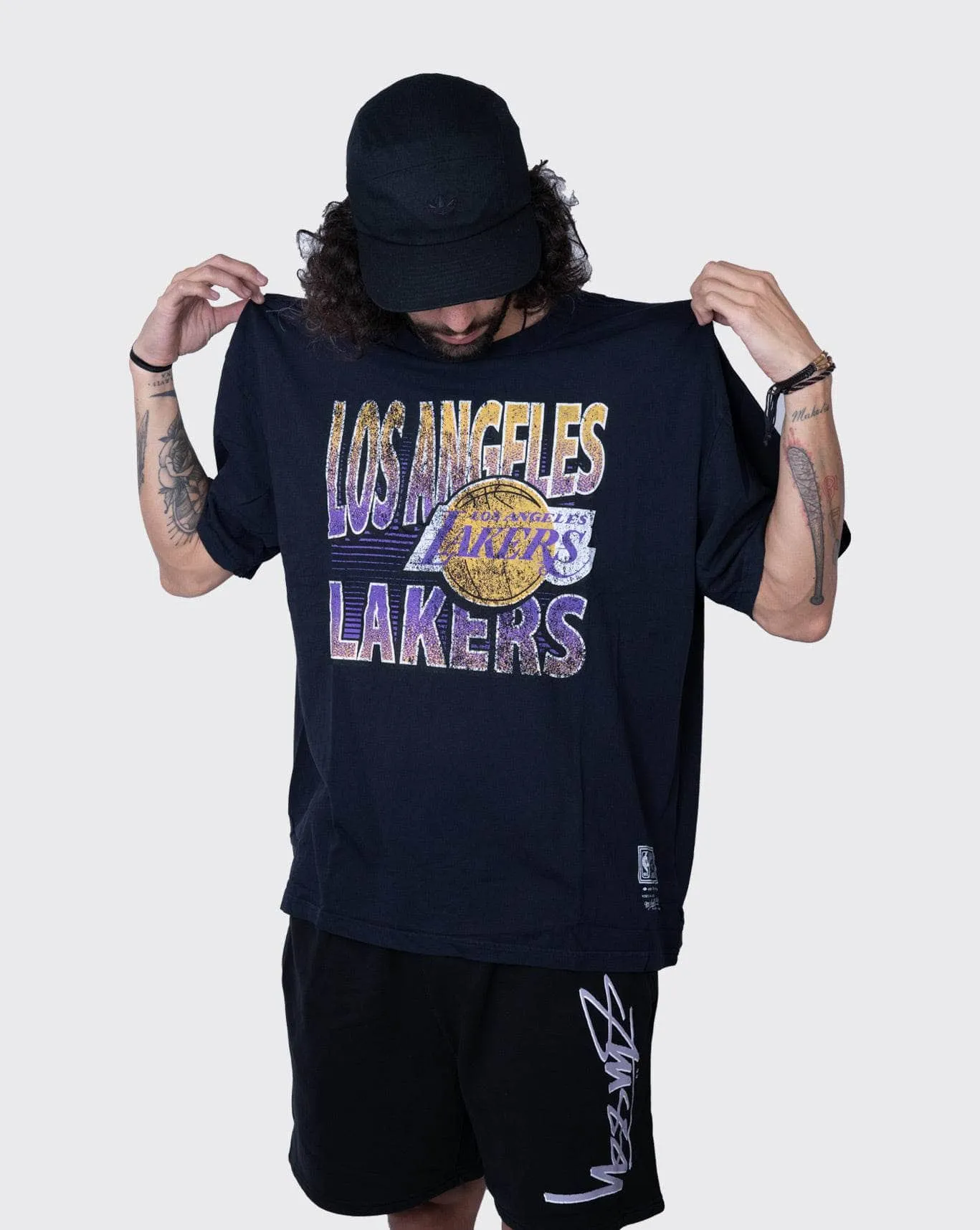 Mitchell & Ness Incline Lakers Stack Tee