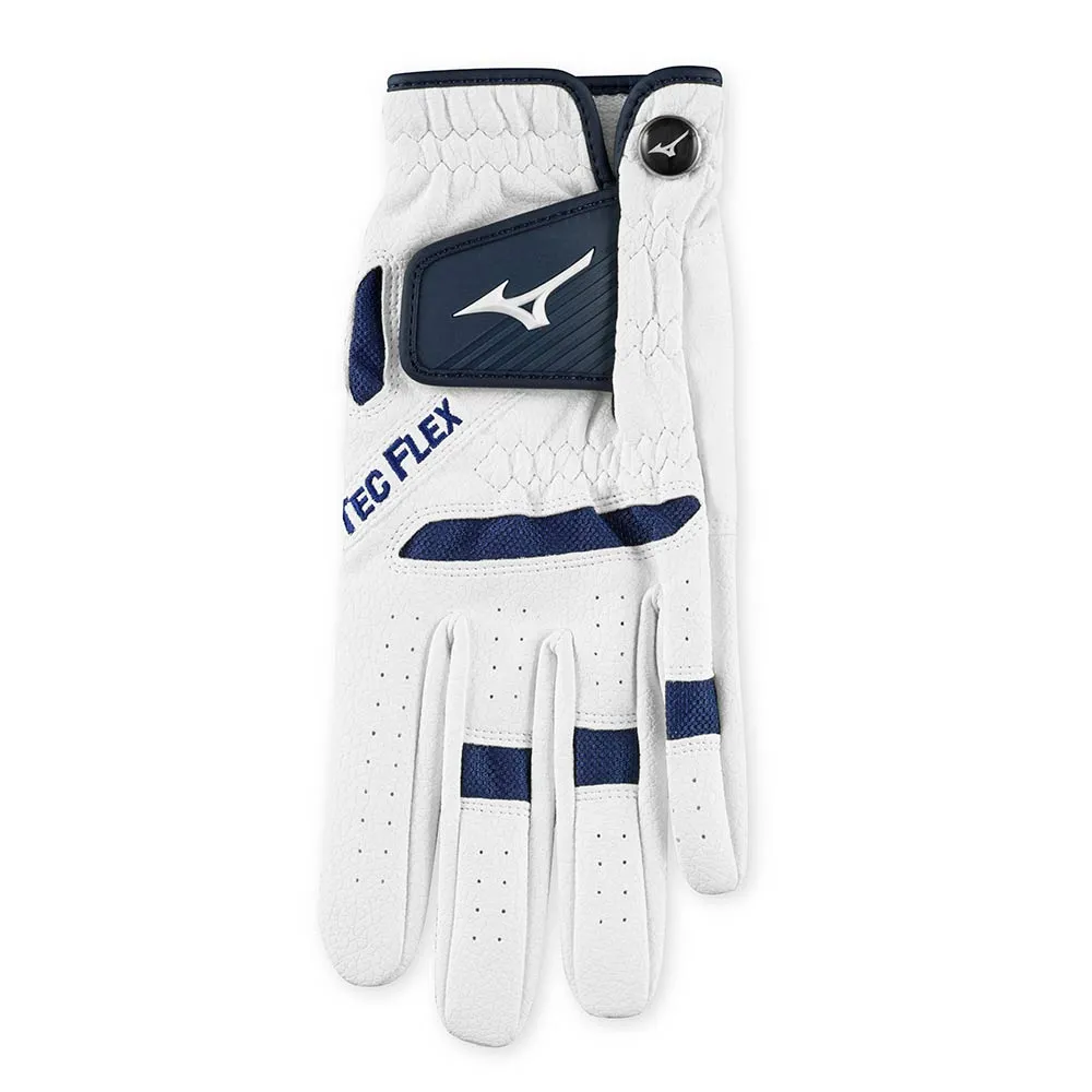 Mizuno Tecflex II Mens Golf Glove - White