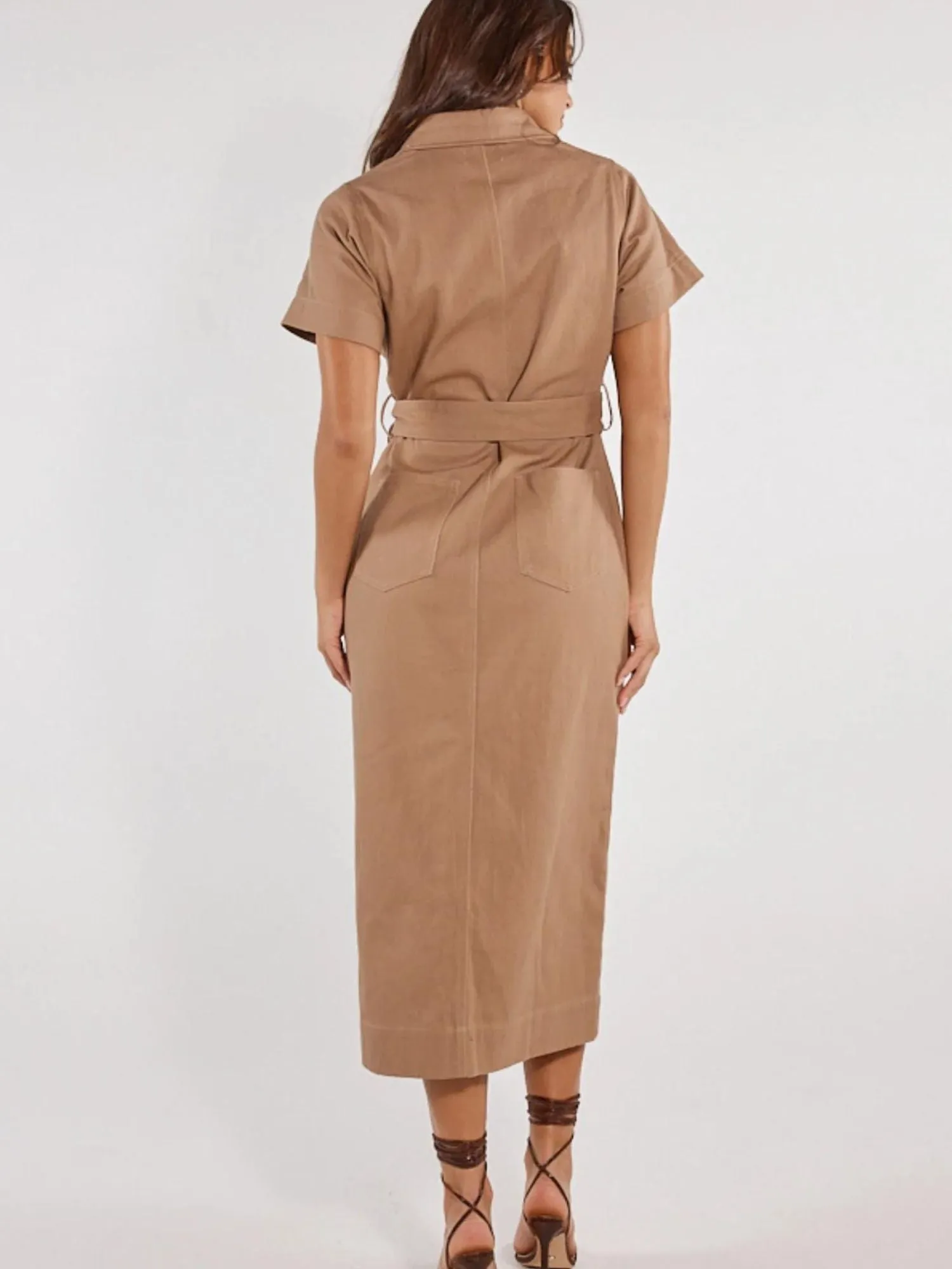 Nicole Midi Dress | Mocha