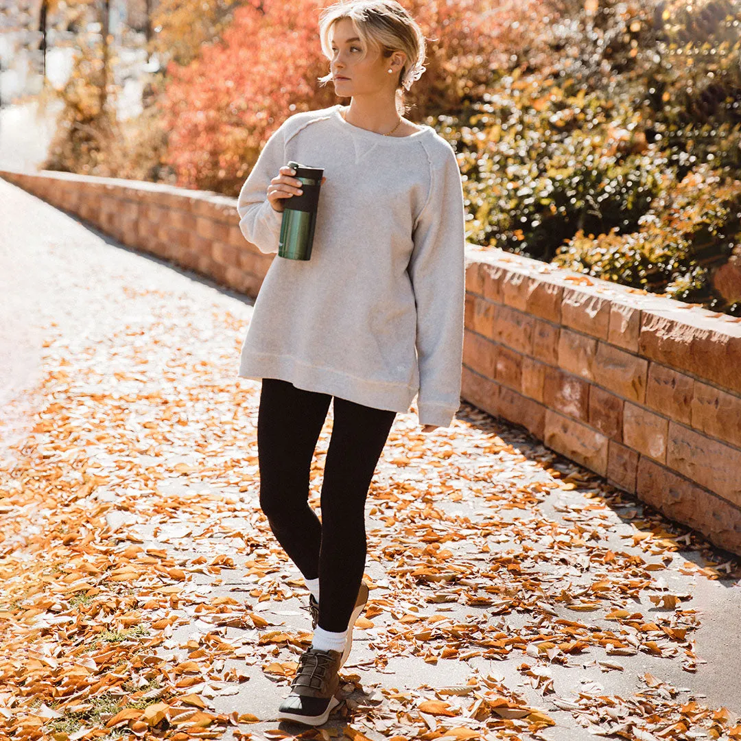 Oversized Pullover, Fleece Birch