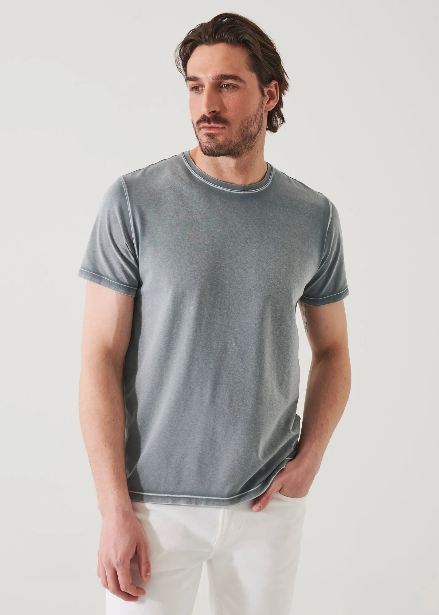 PIMA COTTON STRETCH VINTAGE WASH T-SHIRT