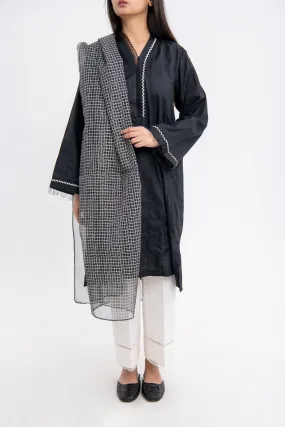 PIN TUCKS SHIRT WITH DUPATTA