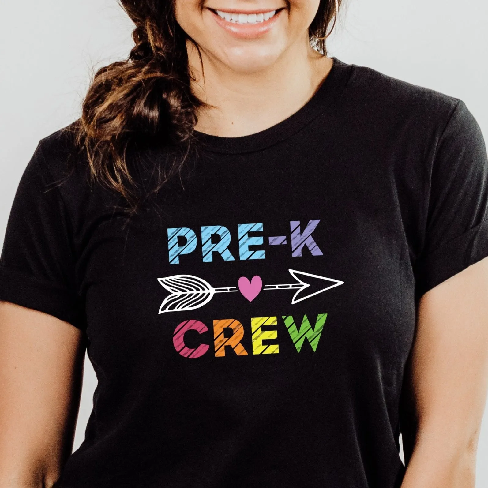 Pre-K Crew Back to School Shirt for Preschool Teachers | Personalized Teacher Shirt