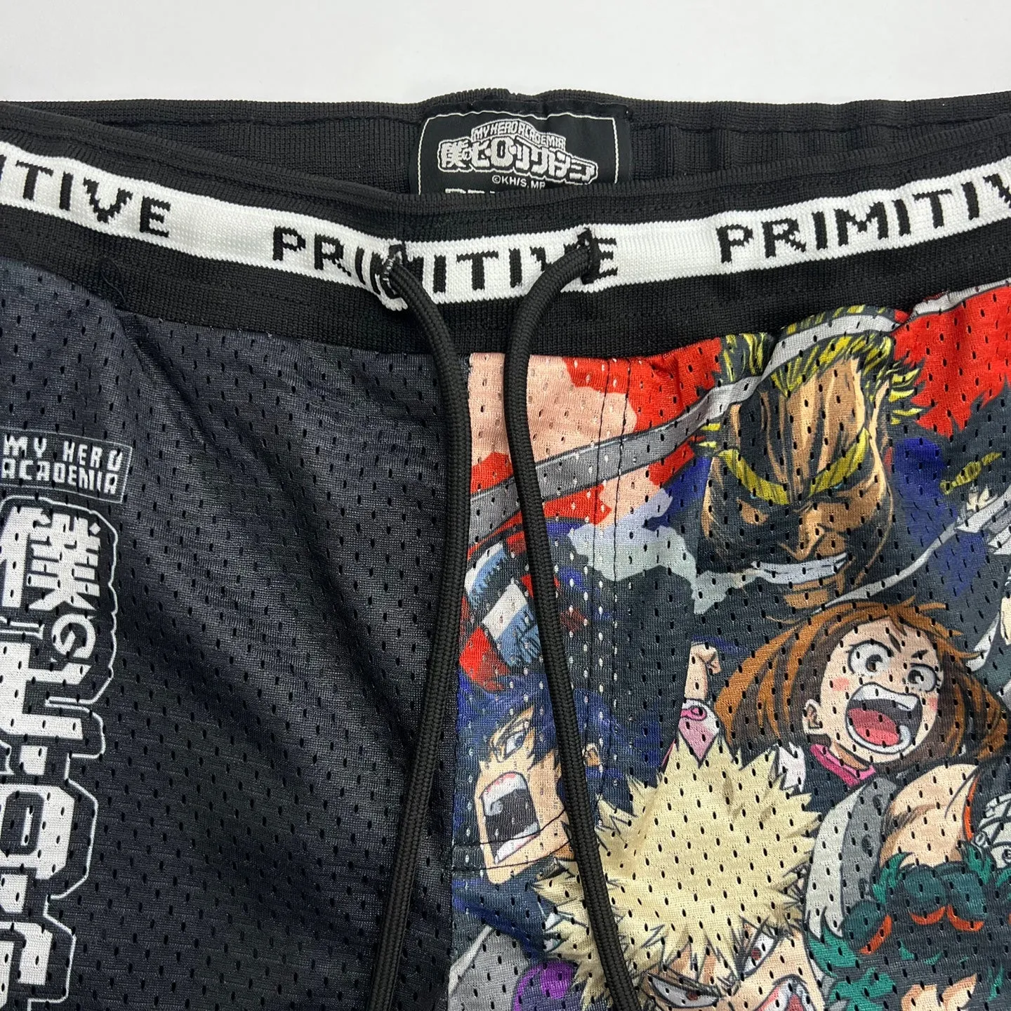 PRIMITIVE My Hero Academia Blocked Mesh Shorts