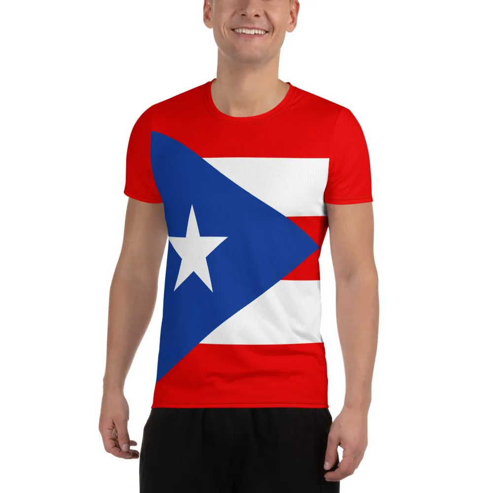 Puerto Rico Flag T-shirt Men / Puerto Ricans Patriotic Shirt