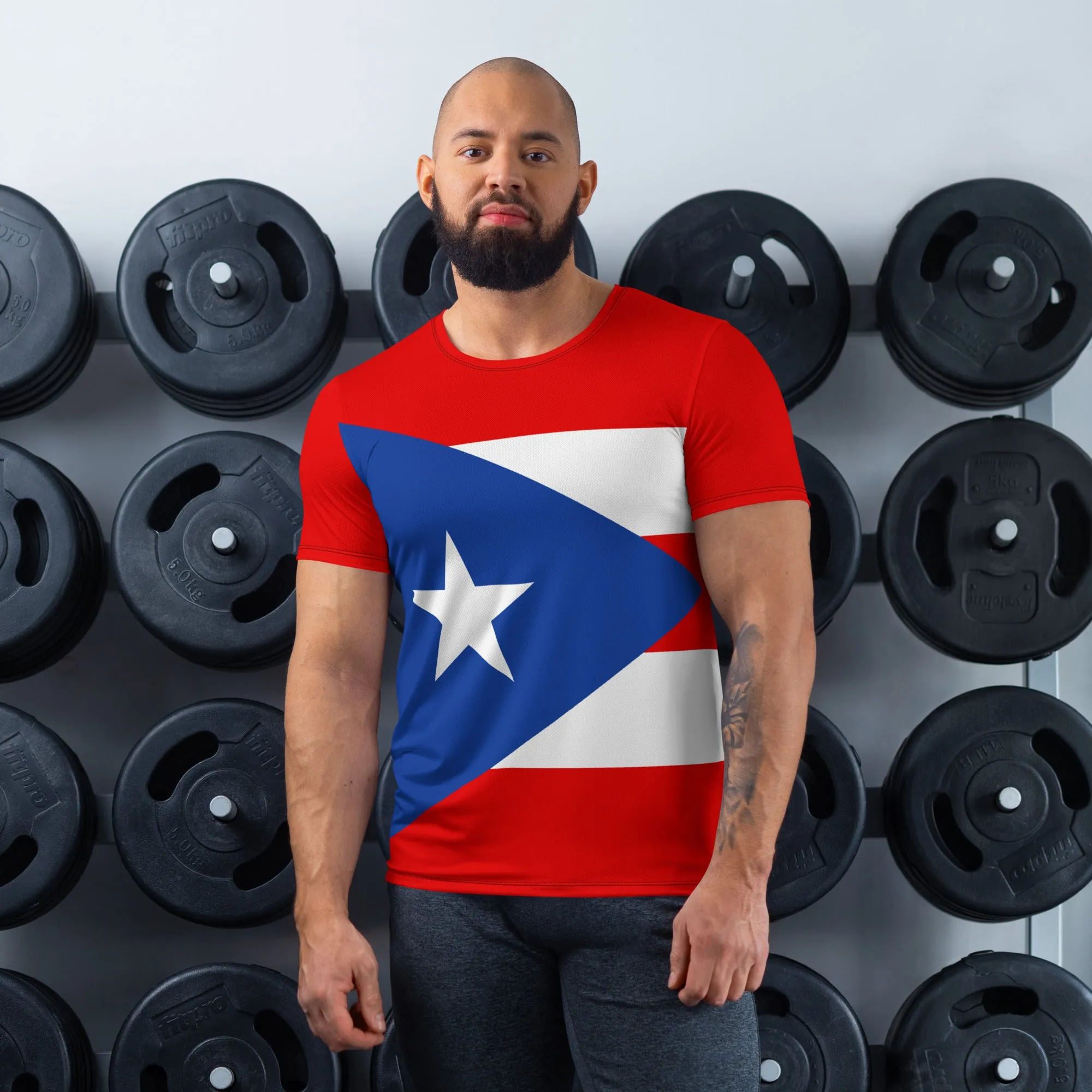 Puerto Rico Flag T-shirt Men / Puerto Ricans Patriotic Shirt