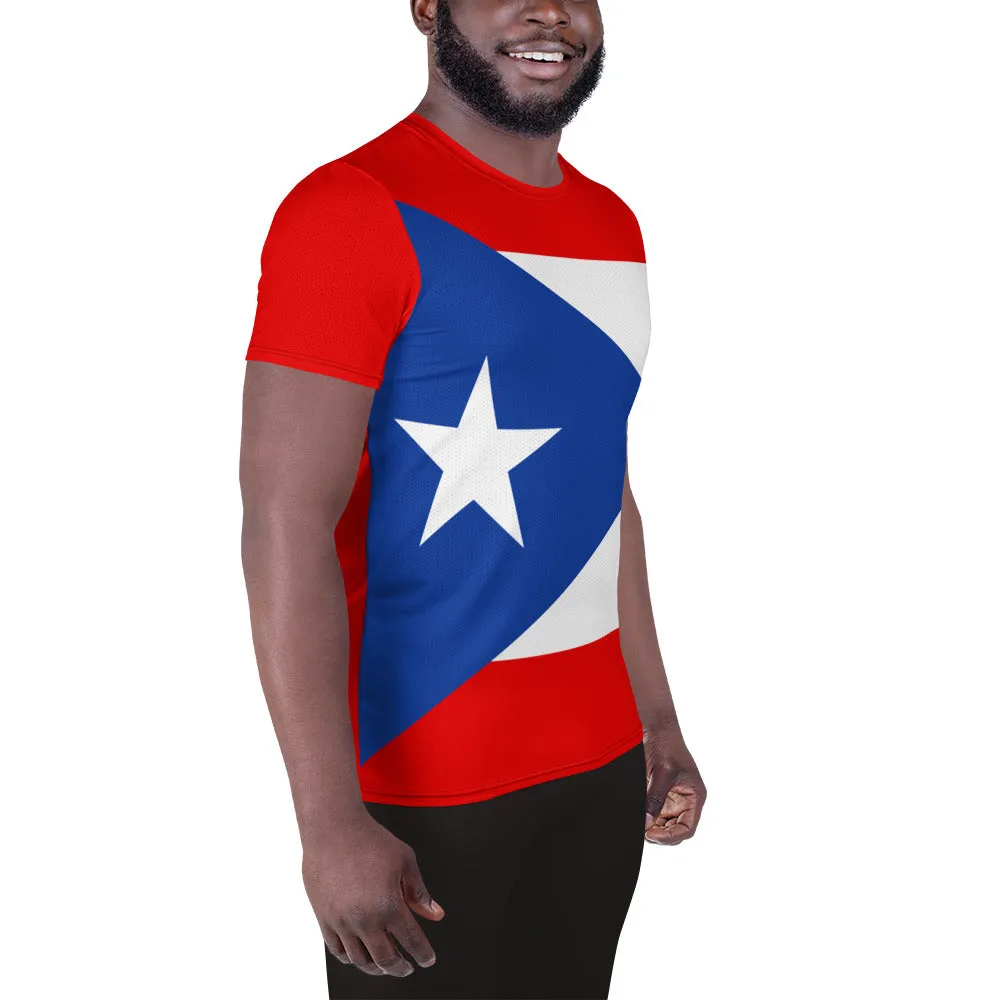 Puerto Rico Flag T-shirt Men / Puerto Ricans Patriotic Shirt