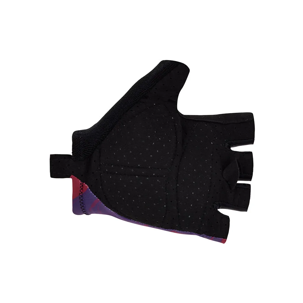 Santini TDF Bordeaux Gloves - Print